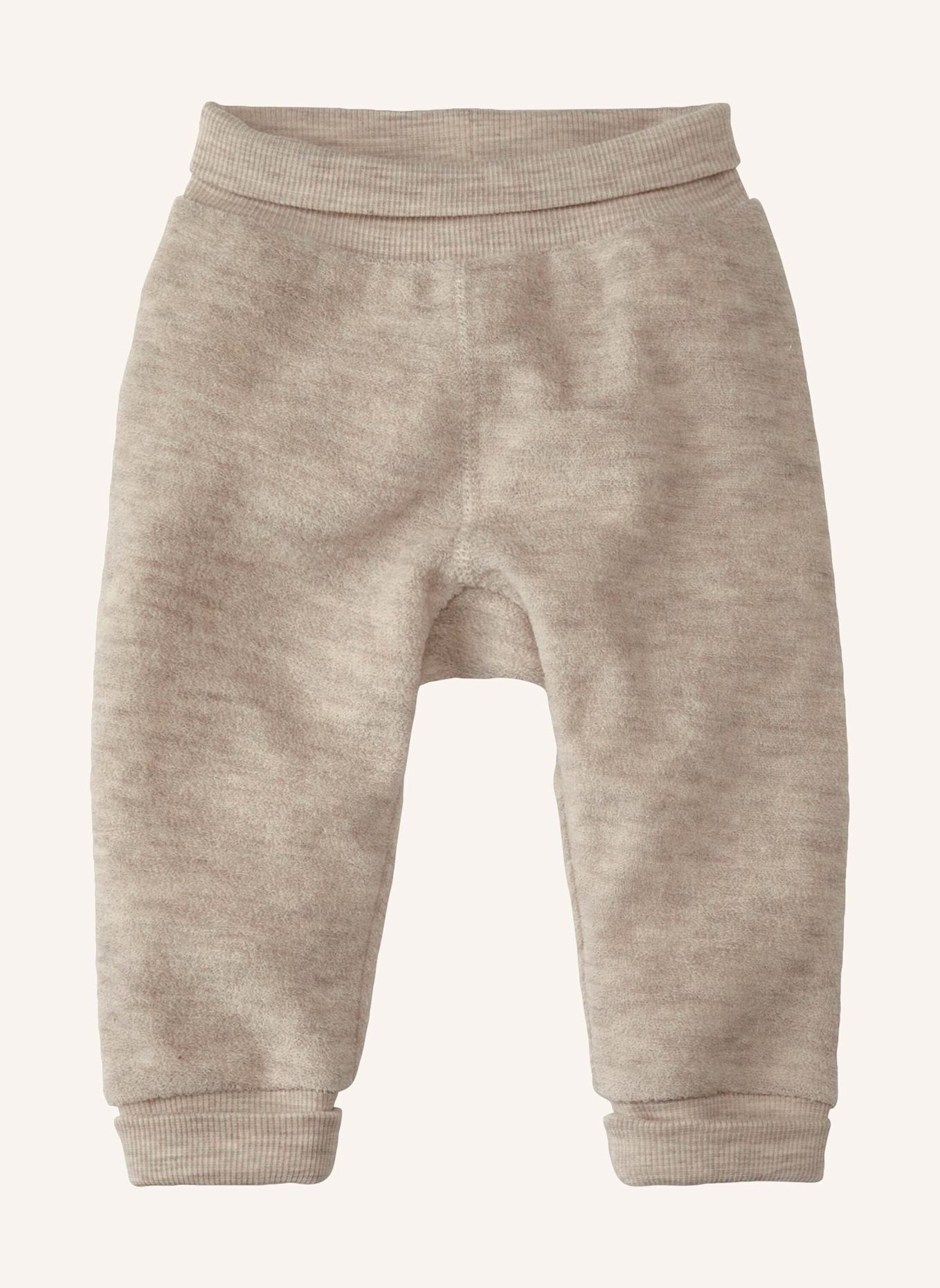hessnatur Wollfrottee-Hose: BEIGE