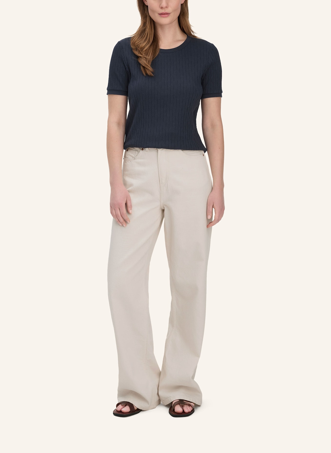 hessnatur T-Shirt: BLAU