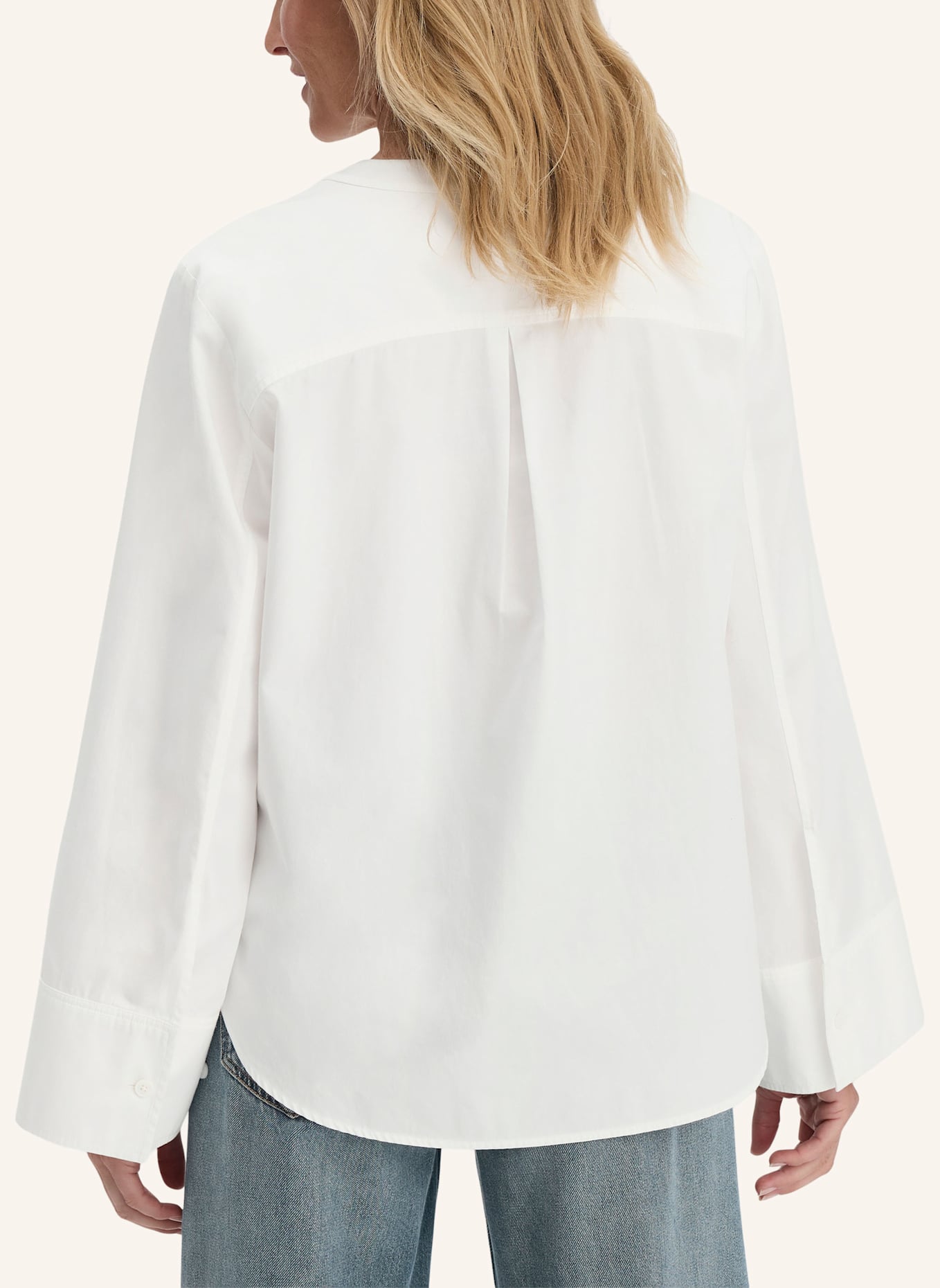 hessnatur Bluse Relaxed: WEISS