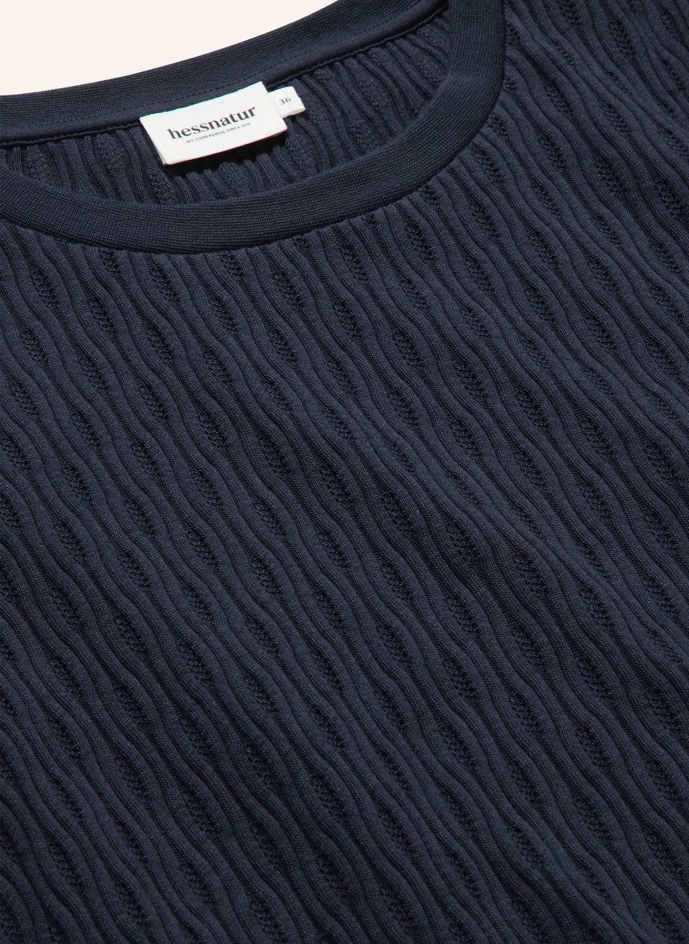 hessnatur T-Shirt: BLAU