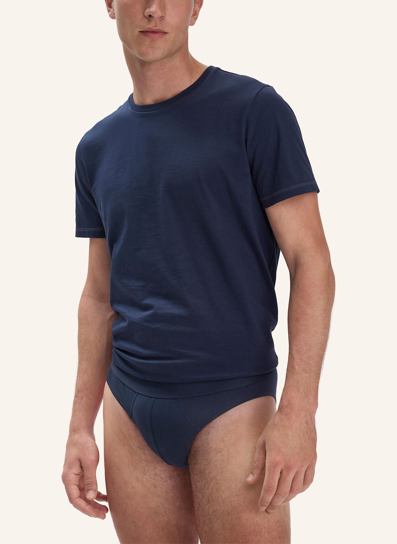 hessnatur Slip Regular Cut: BLAU