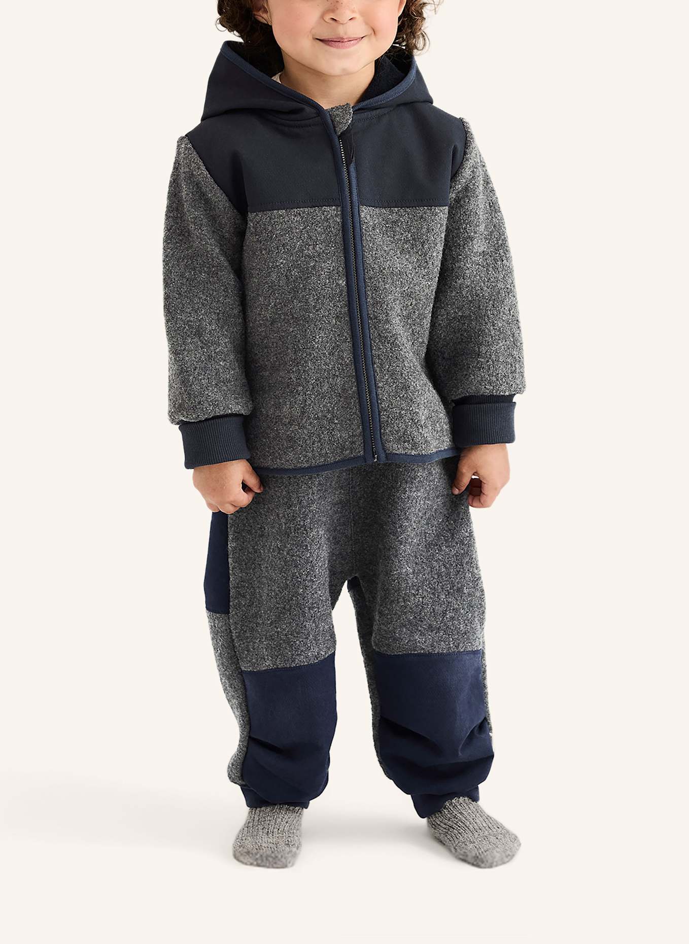 hessnatur Walkhose: GRAU