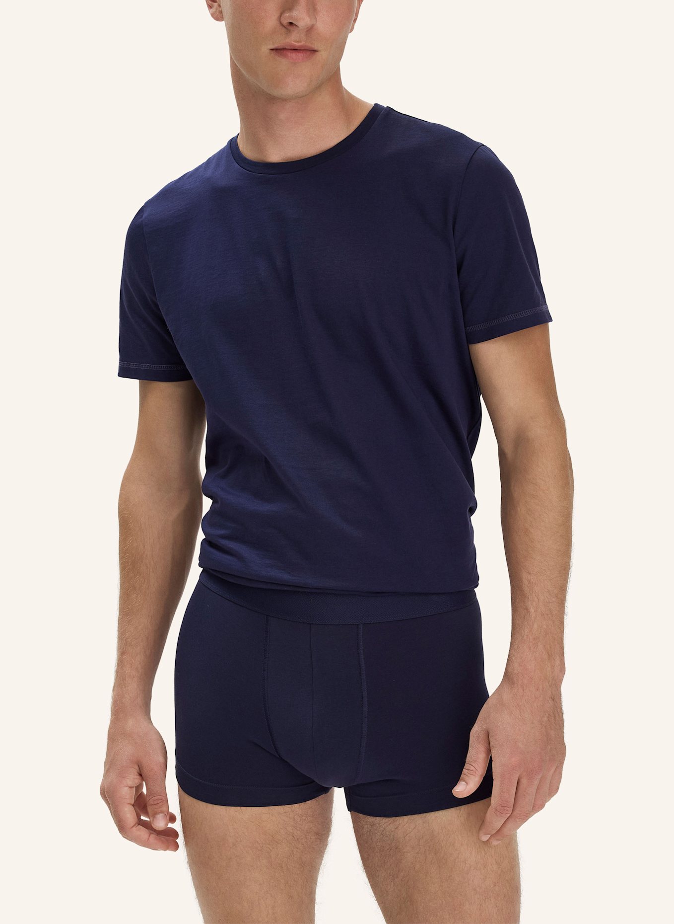 hessnatur Pants Regular Cut: BLAU