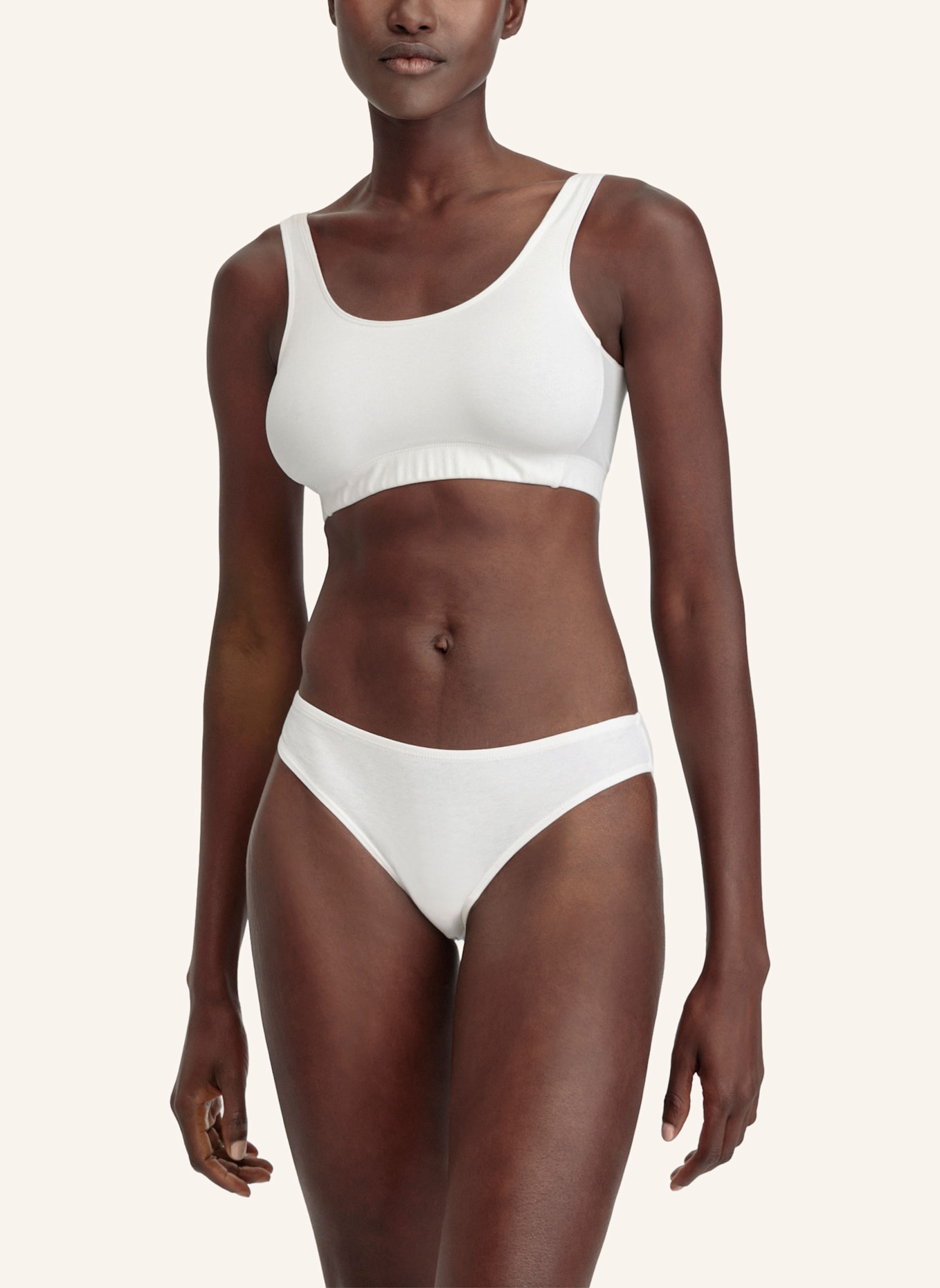 hessnatur Slip Regular Cut: WEISS