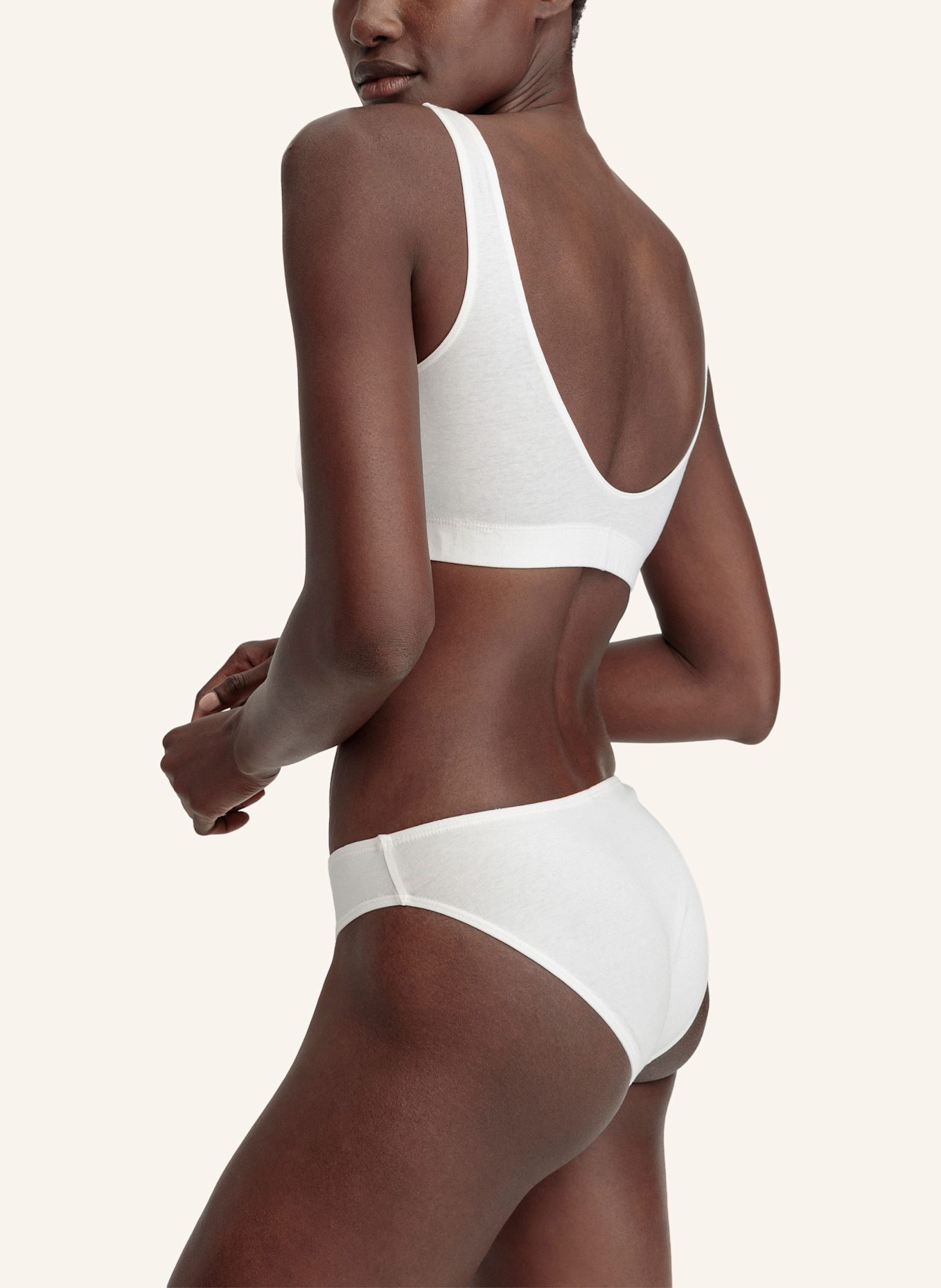 hessnatur Slip Regular Cut: WEISS