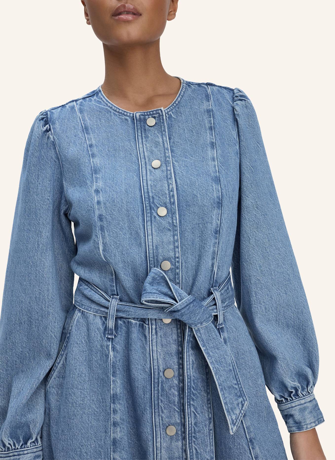 hessnatur Jeanskleid: BLAU