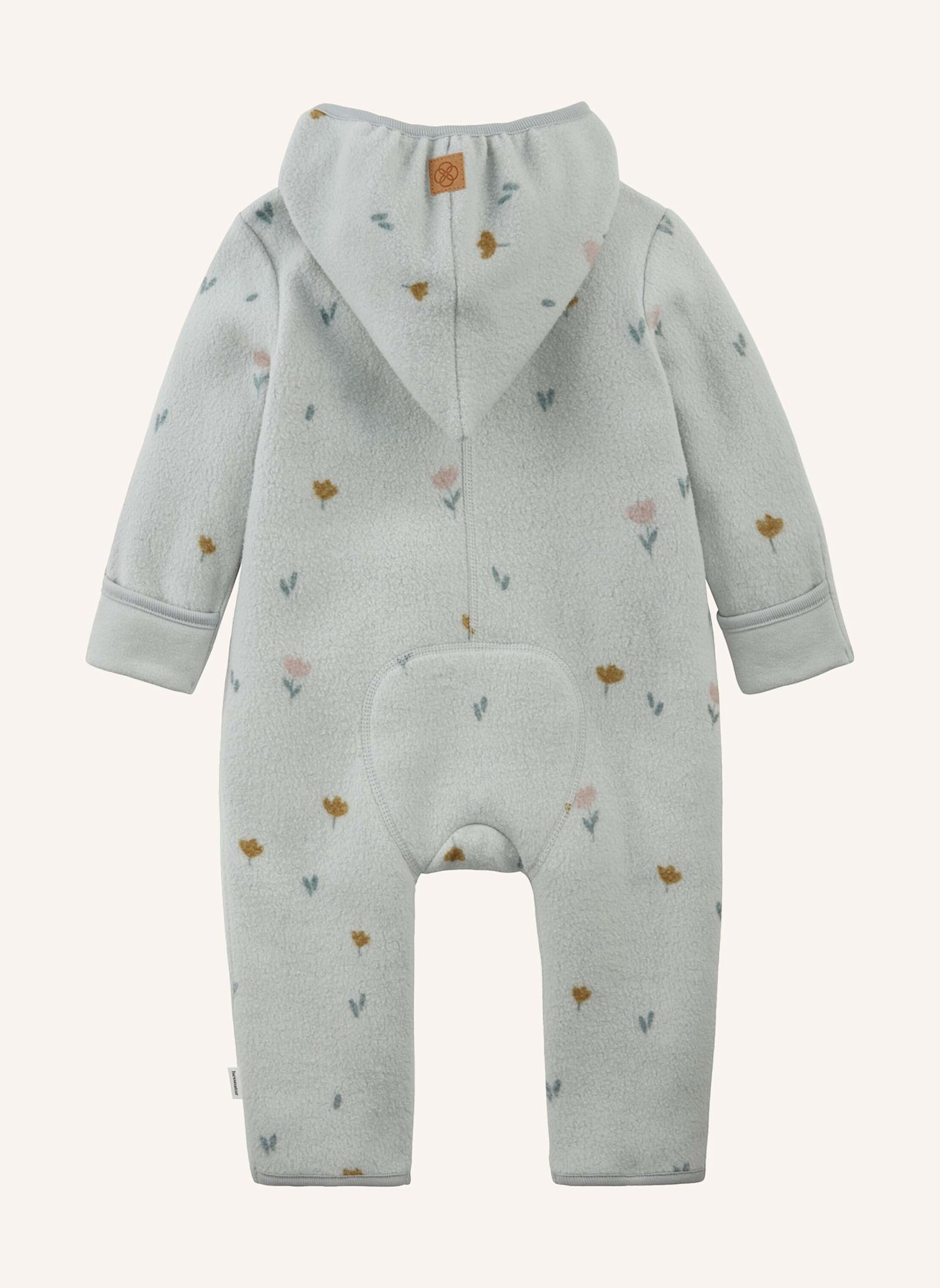 hessnatur Fleece-Overall: GRAU