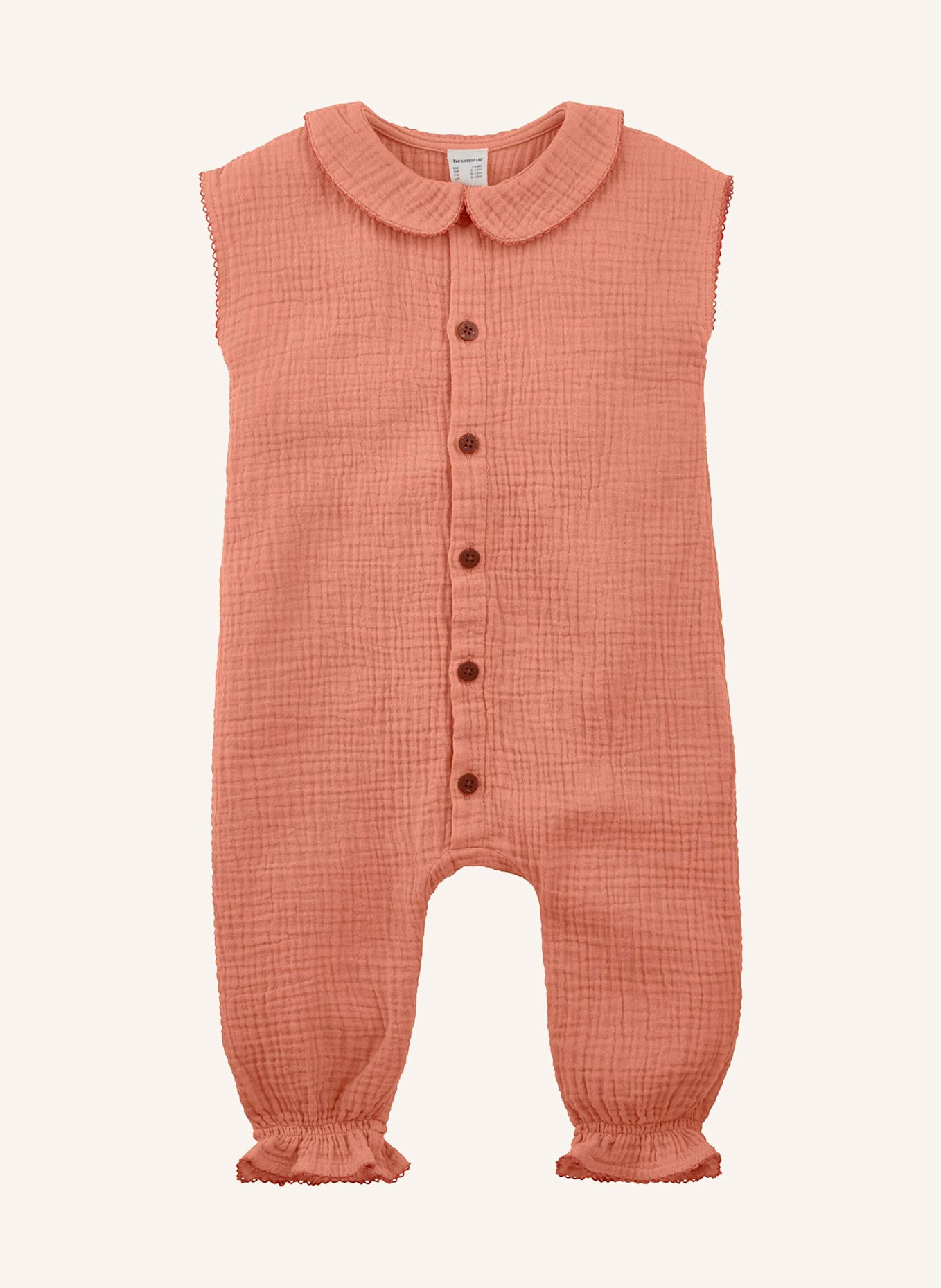 hessnatur Musselin Strampler: ROT