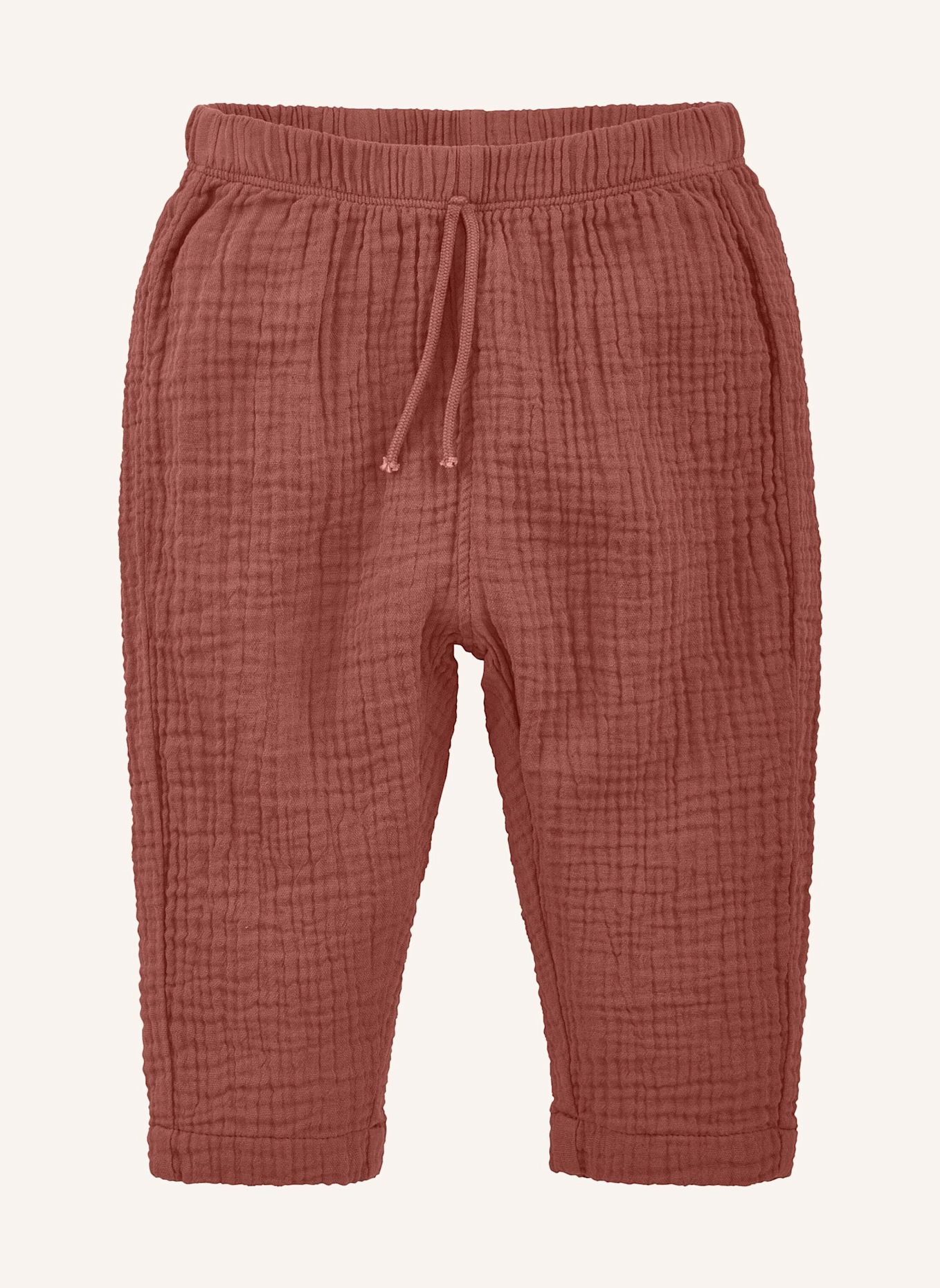 hessnatur Musselin Hose Regular: BRAUN