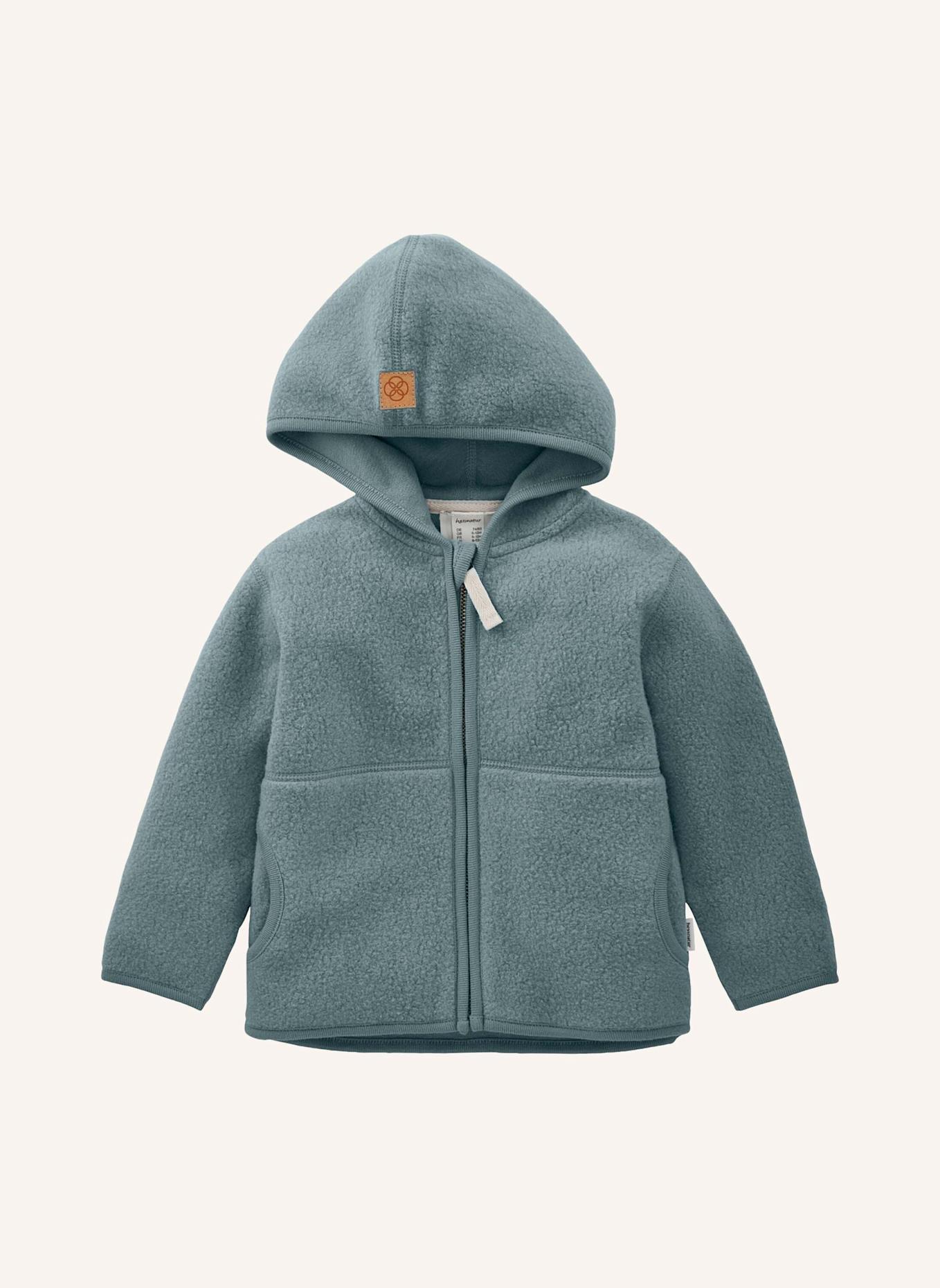 hessnatur Fleece-Jacke: BLAU