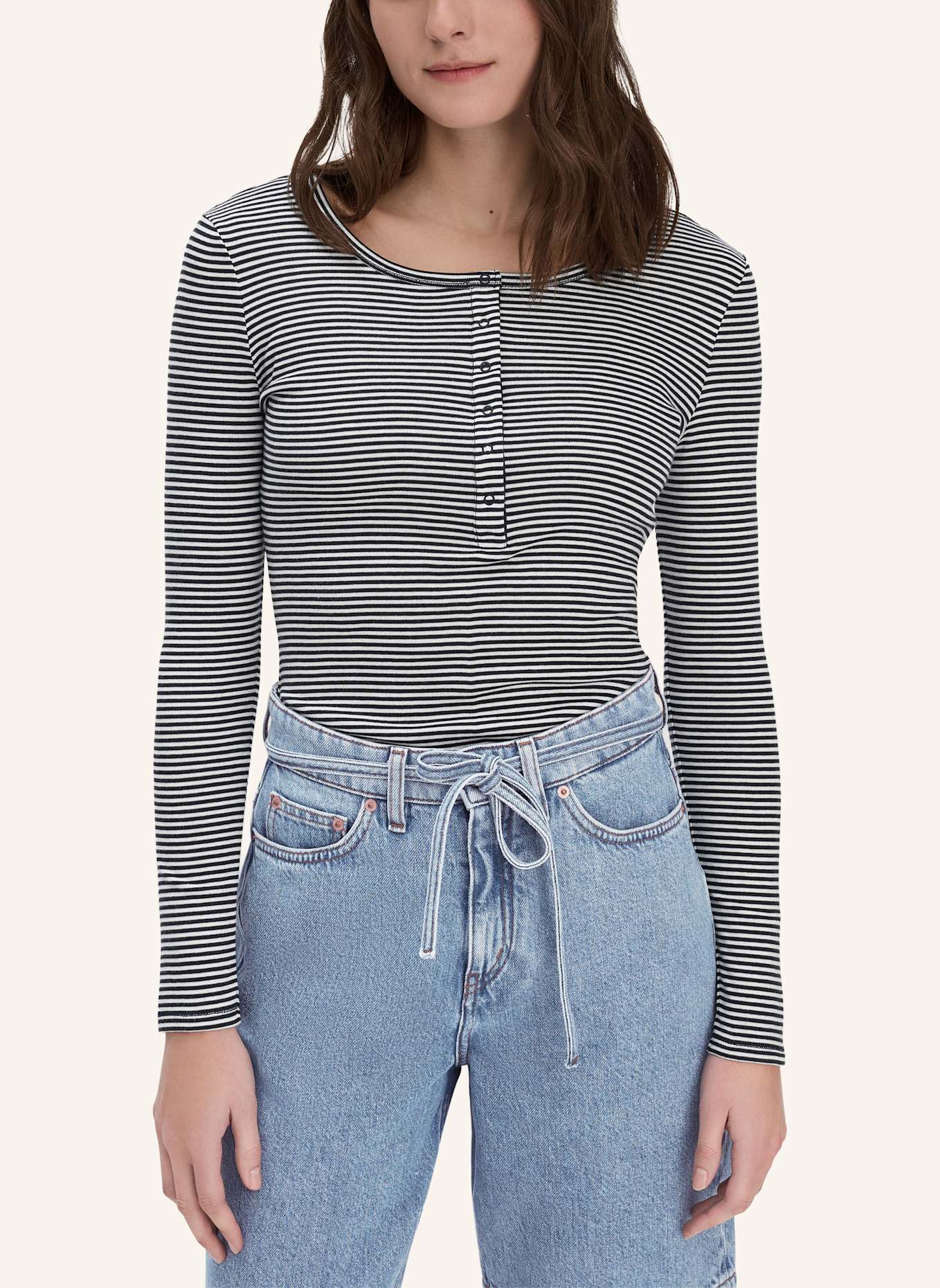 hessnatur Shirt: BLAU