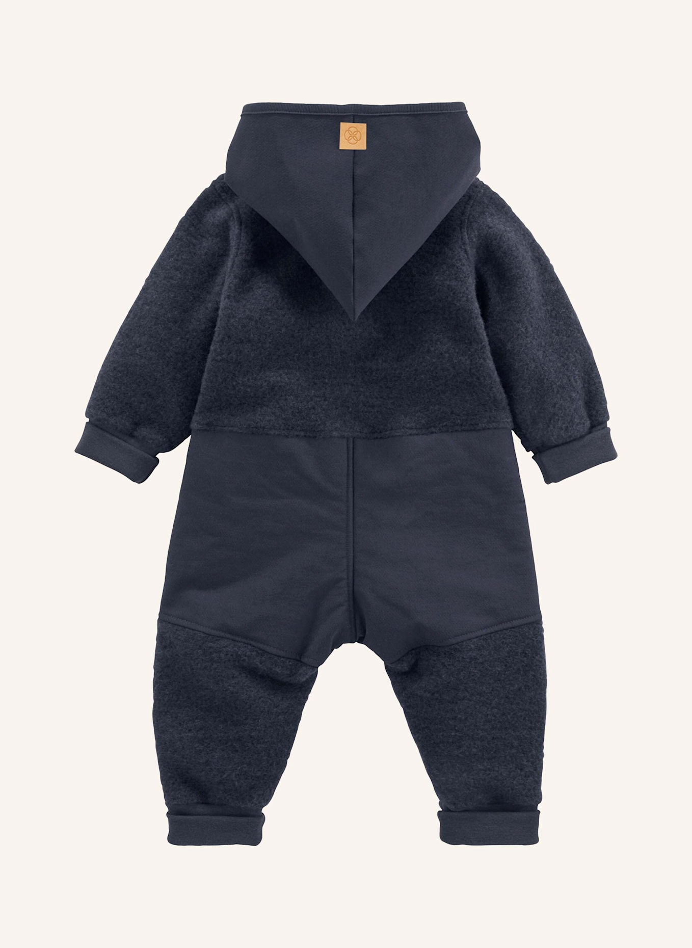 hessnatur Wollfleece Overall: BLAU