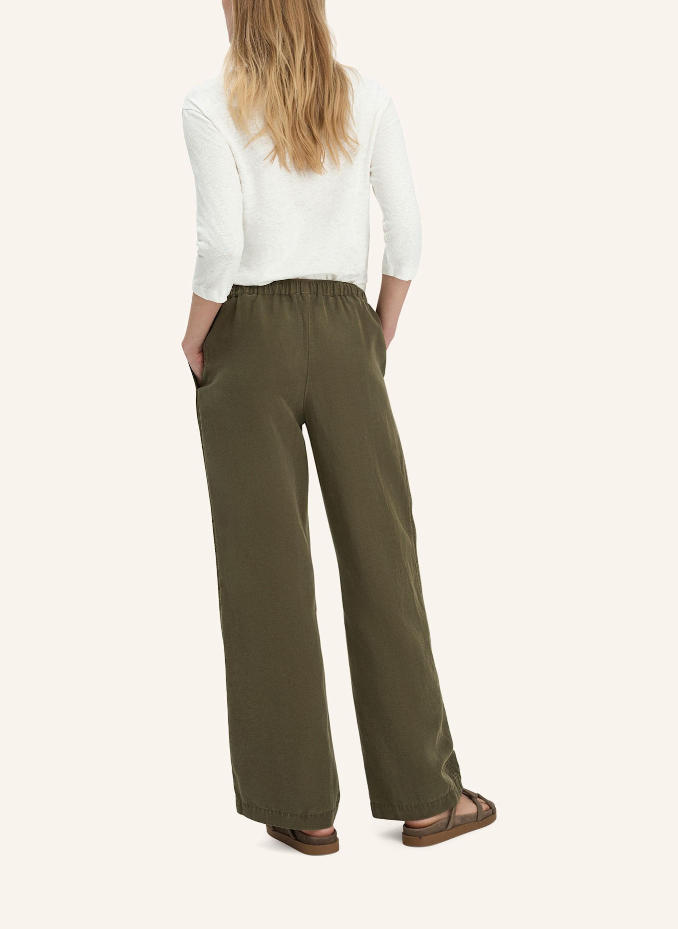 hessnatur Hose Straight Leg: GOLD