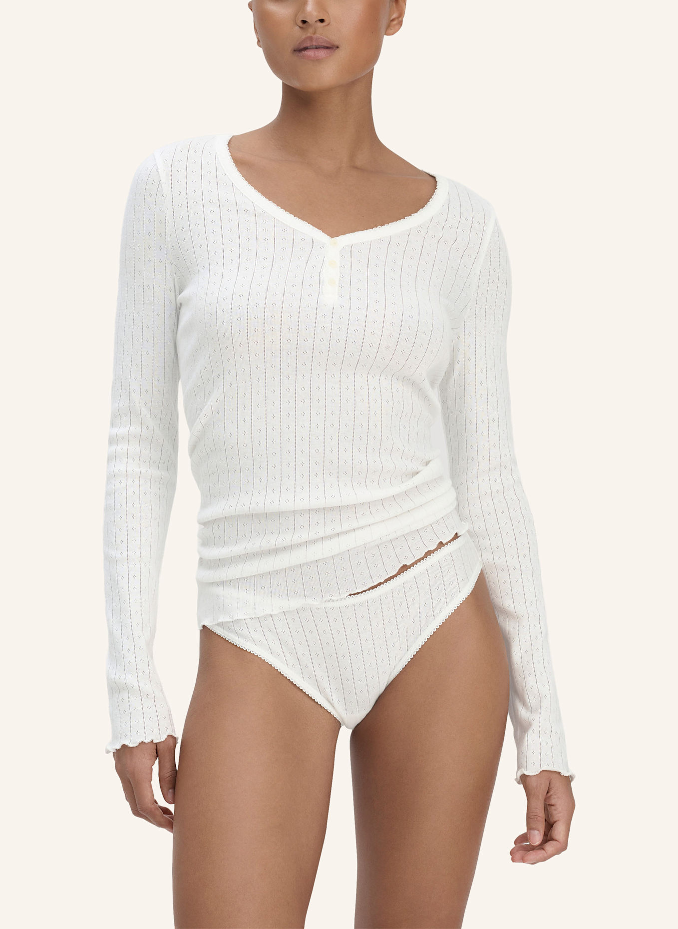 hessnatur Slip: WEISS