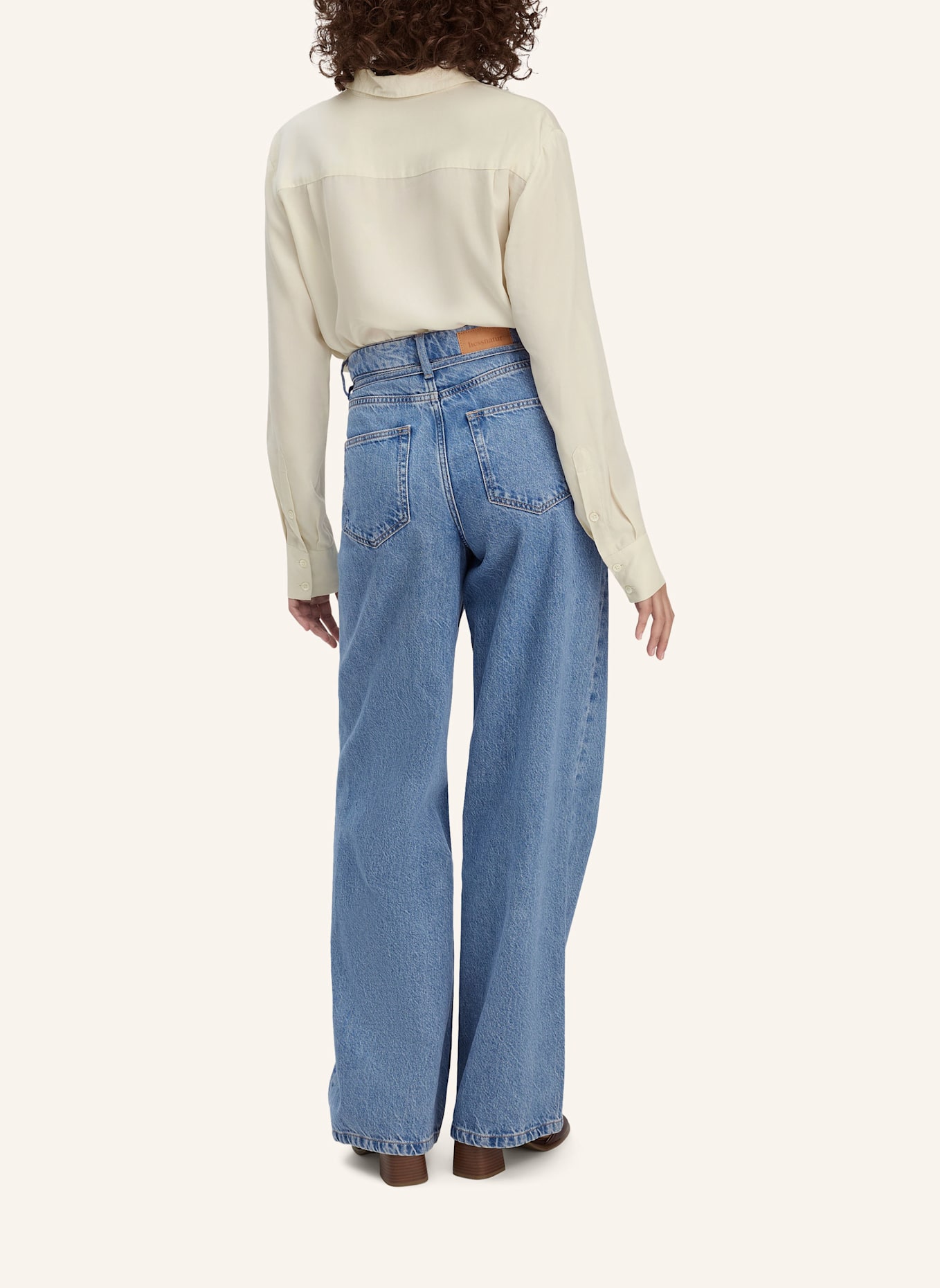 hessnatur Jeans Wide Leg: BLAU