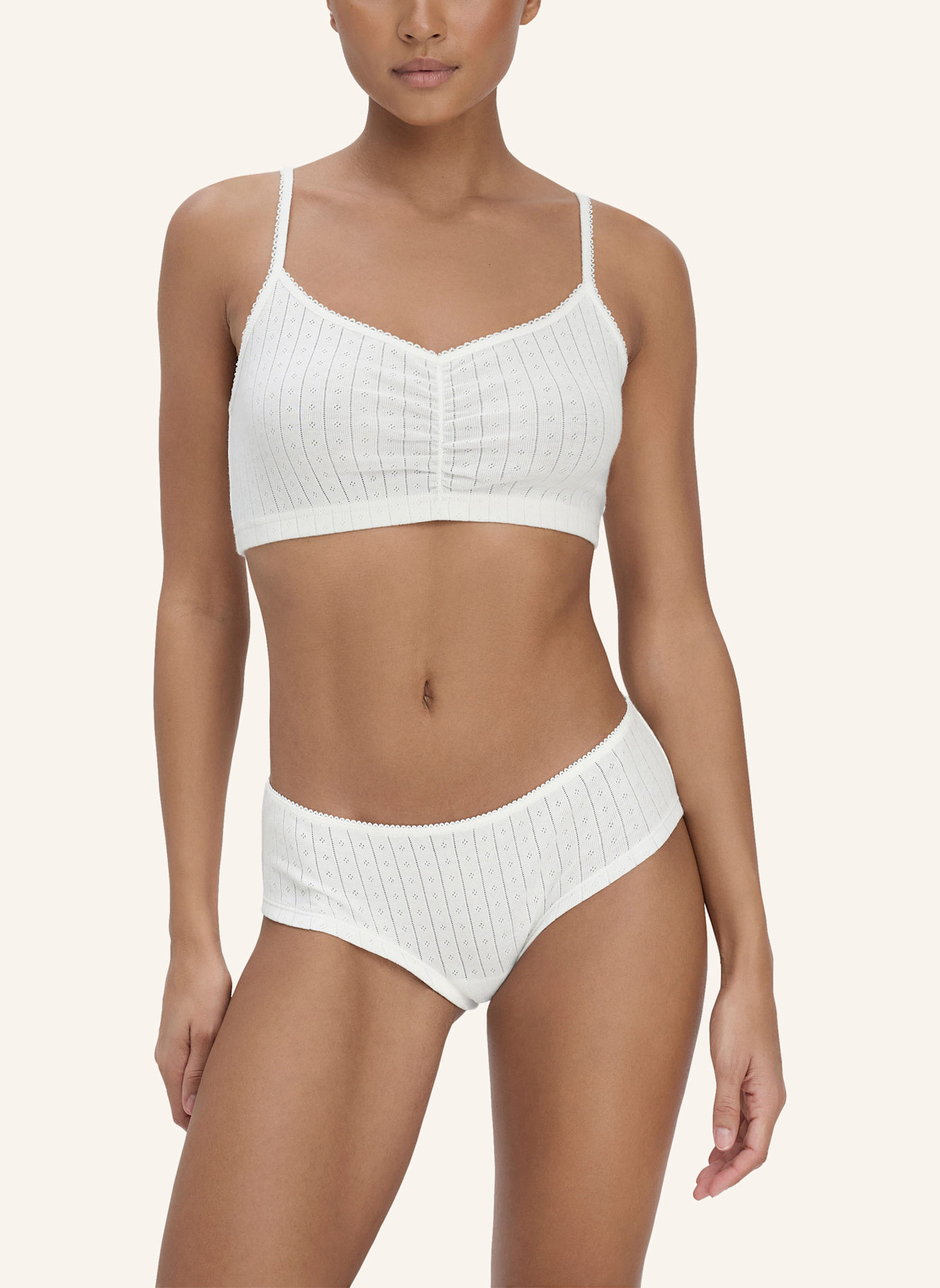 hessnatur Panty: WEISS