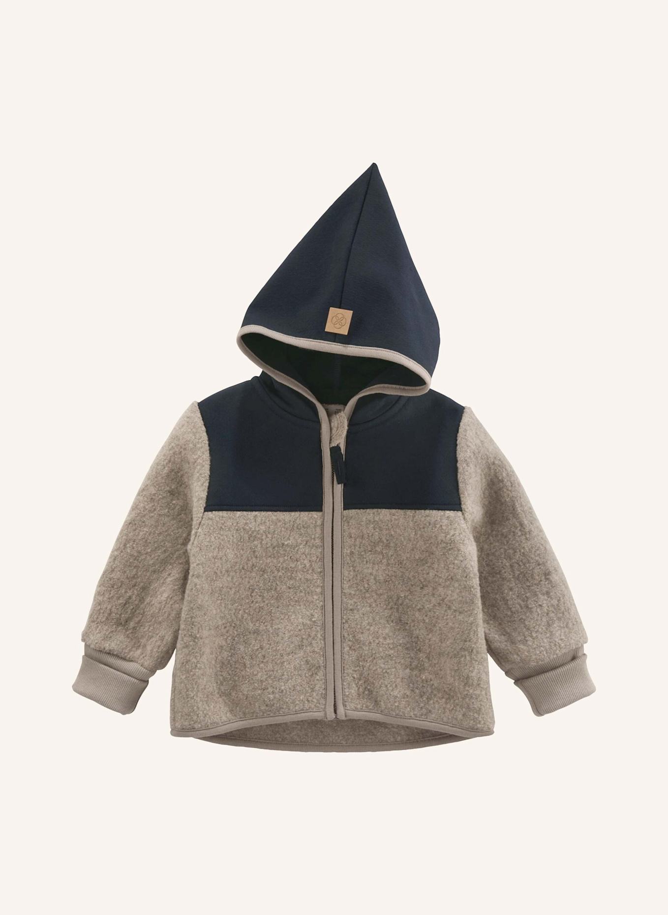 hessnatur Wollwalk Jacke: GRAU