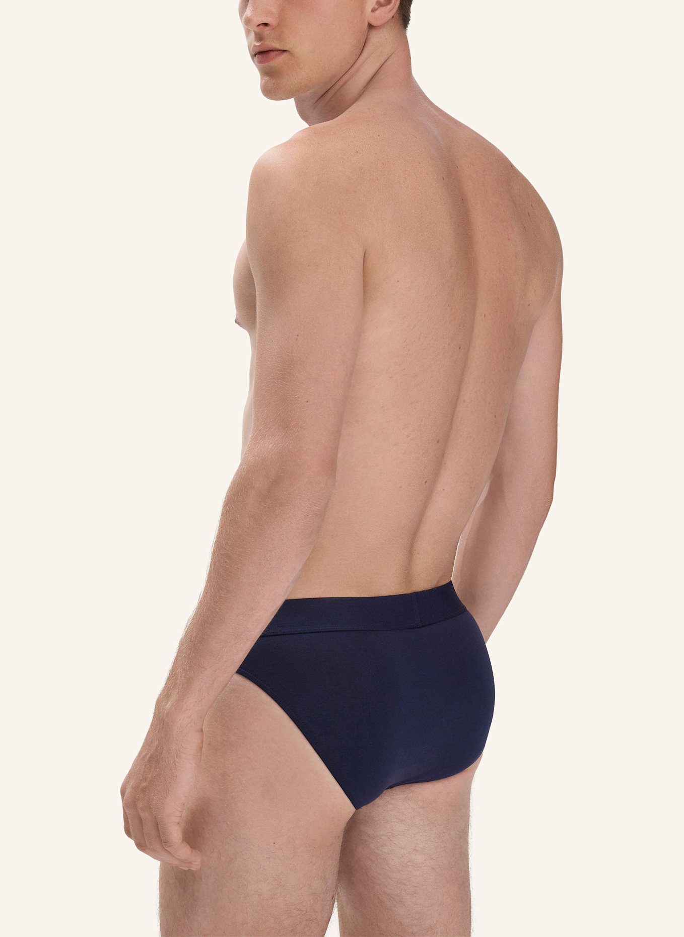 hessnatur Slip Regular Cut 3er-Pack: BLAU