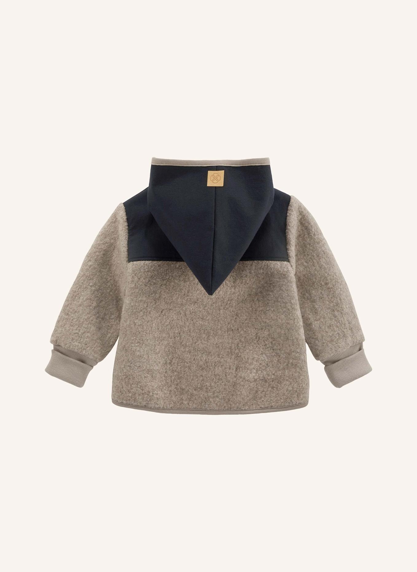 hessnatur Wollwalk Jacke: GRAU