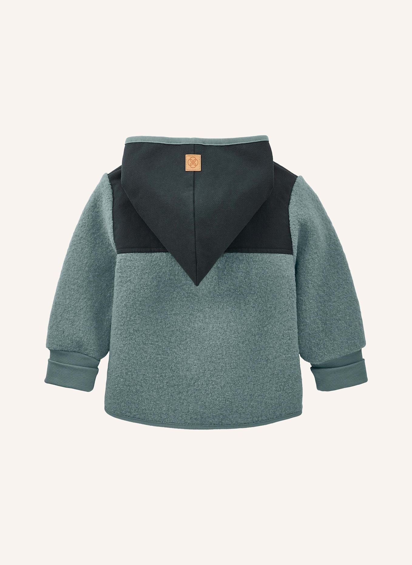 hessnatur Wollwalk Jacke: BLAU