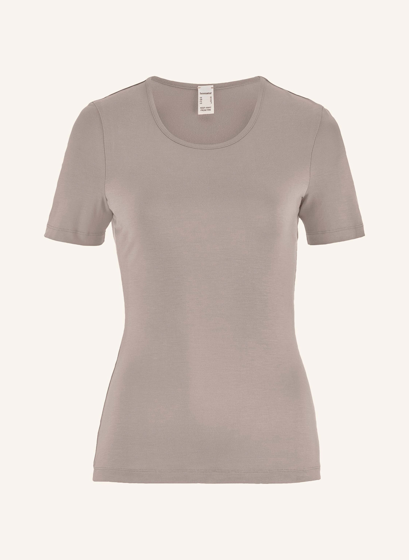 hessnatur T-Shirt: BRAUN