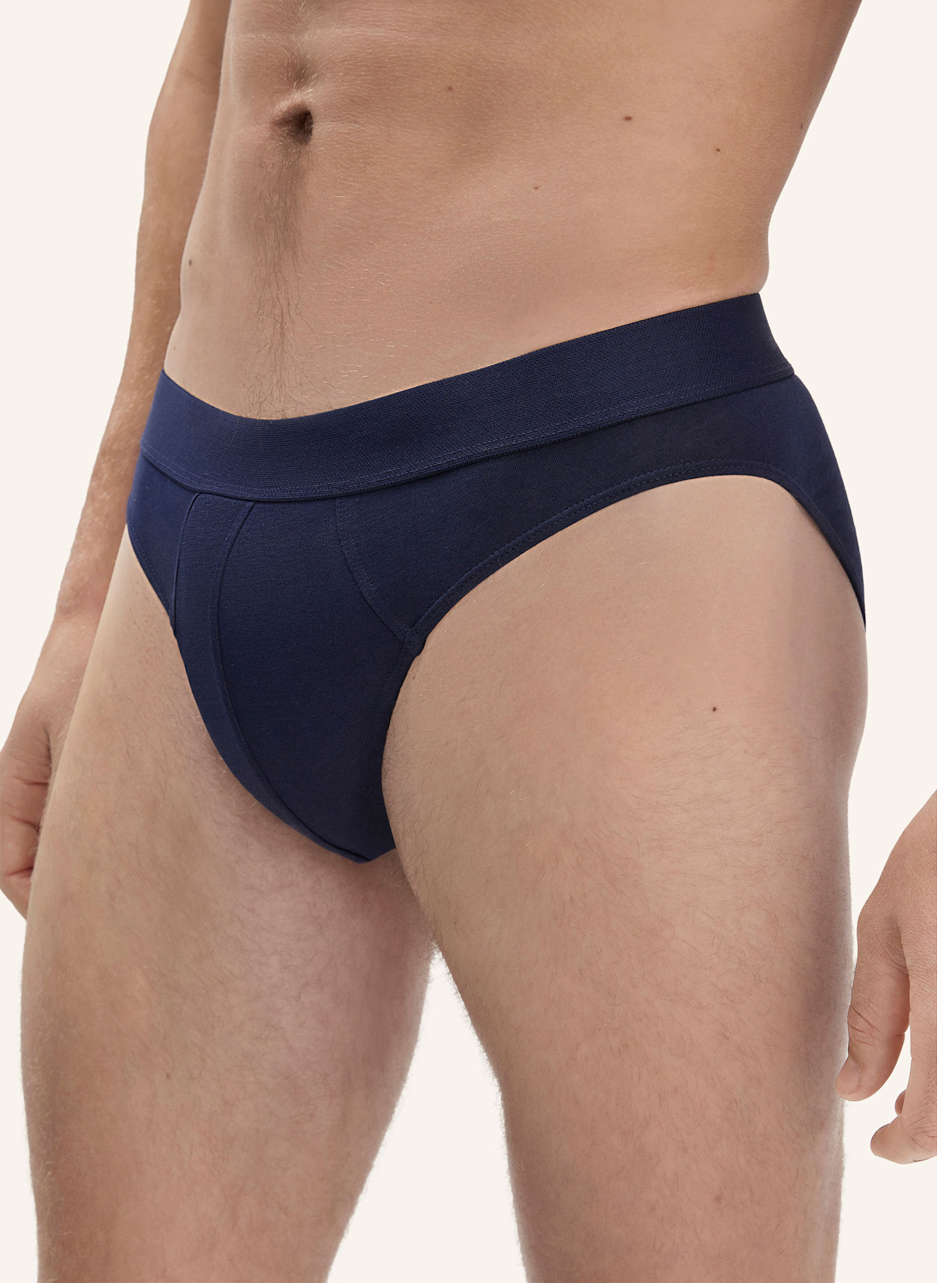 hessnatur Slip Regular Cut 3er-Pack: BLAU