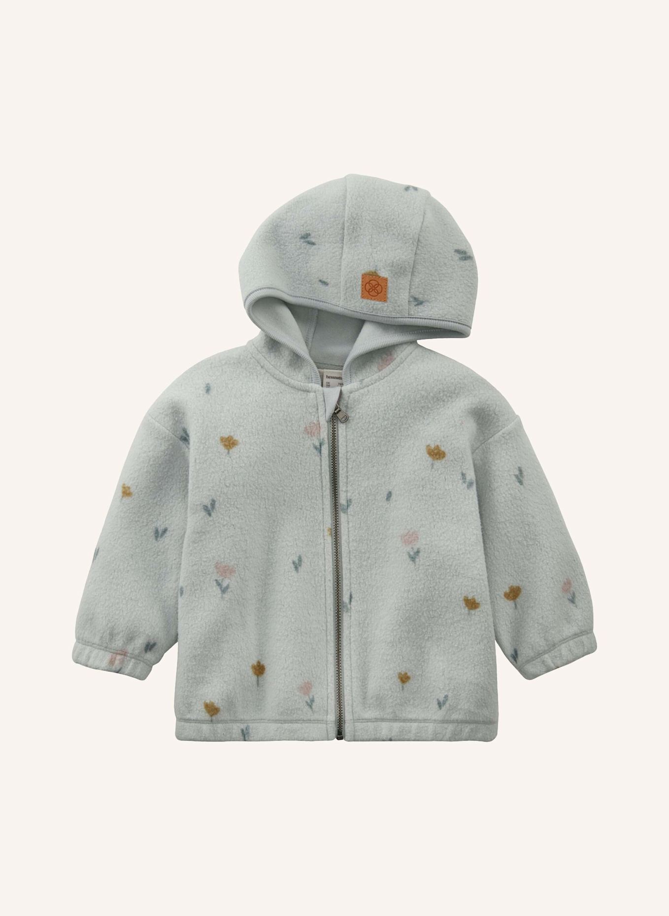 hessnatur Fleece Jacke: GRAU