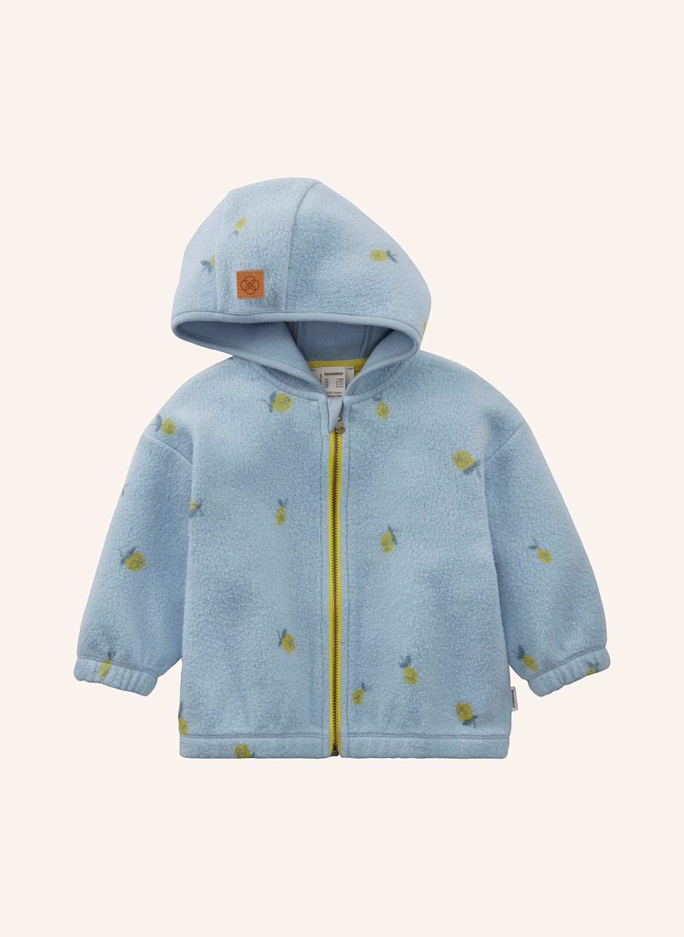 hessnatur Fleece Jacke: BLAU