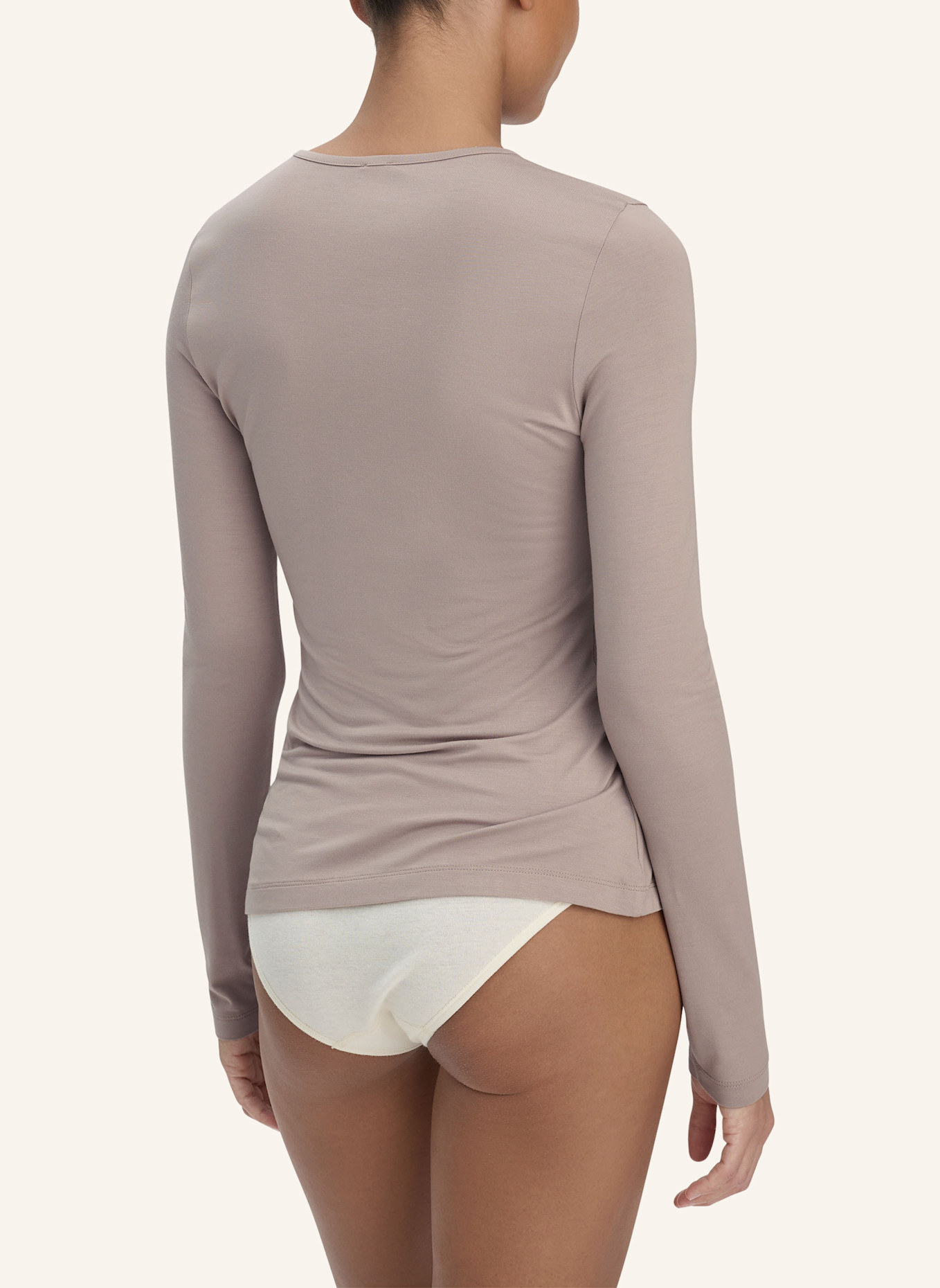 hessnatur Longsleeve: BRAUN