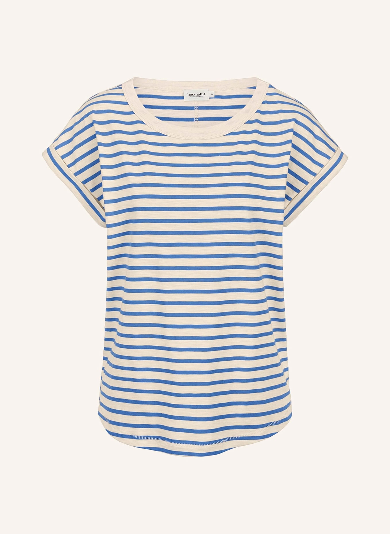 hessnatur T-Shirt: BLAU