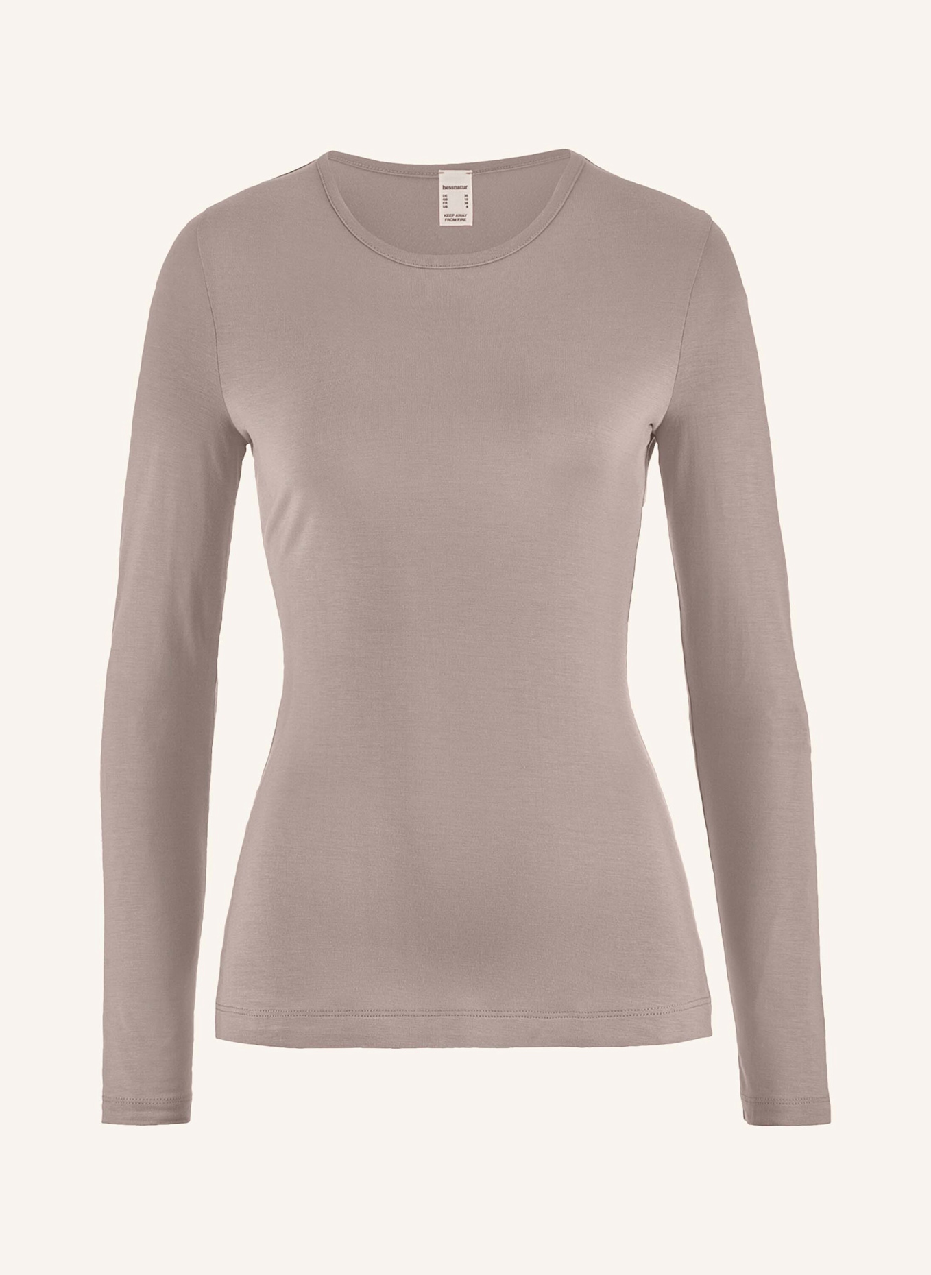 hessnatur Longsleeve: BRAUN