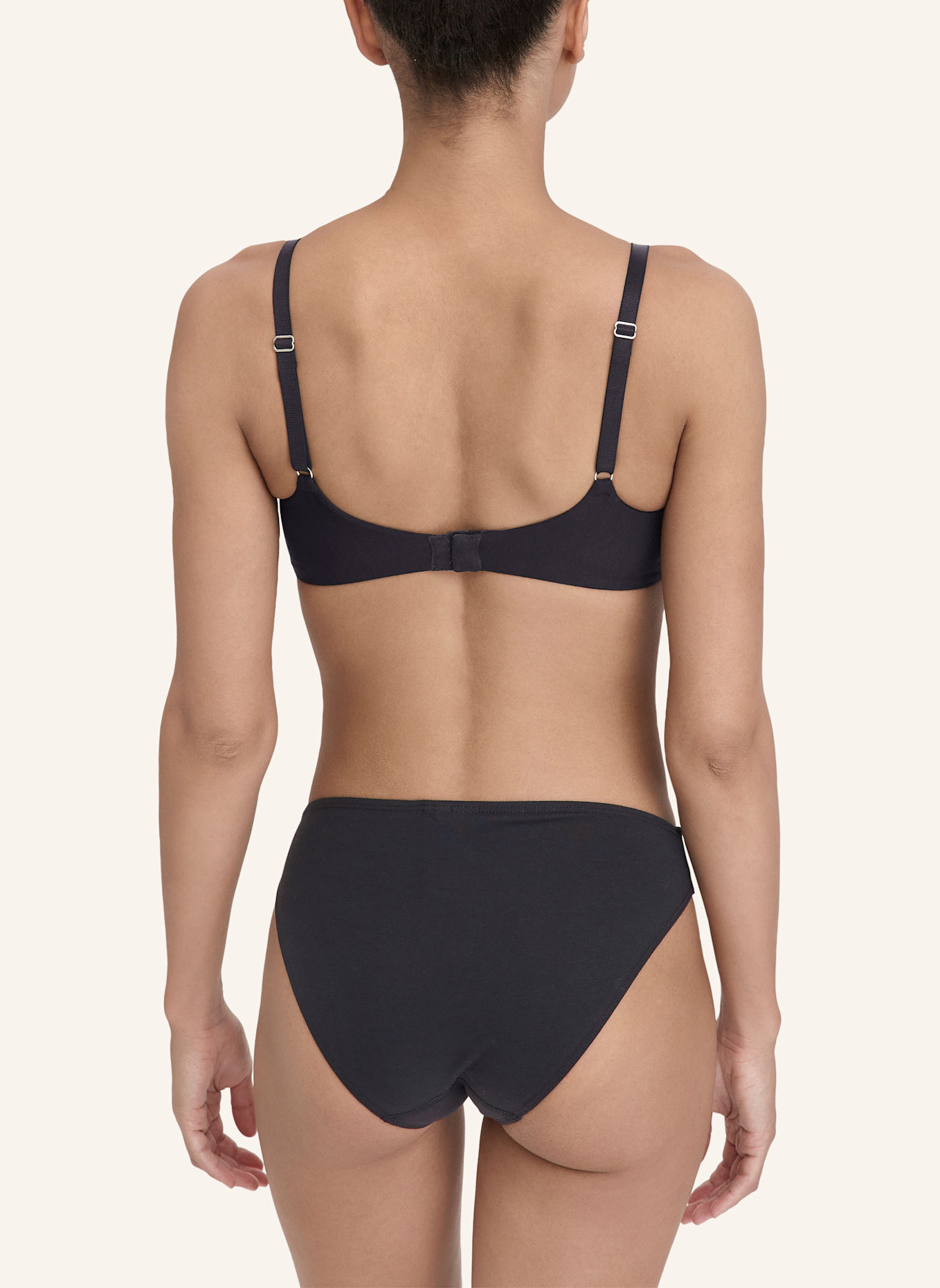 hessnatur Slip Regular Cut 3er Pack: SCHWARZ