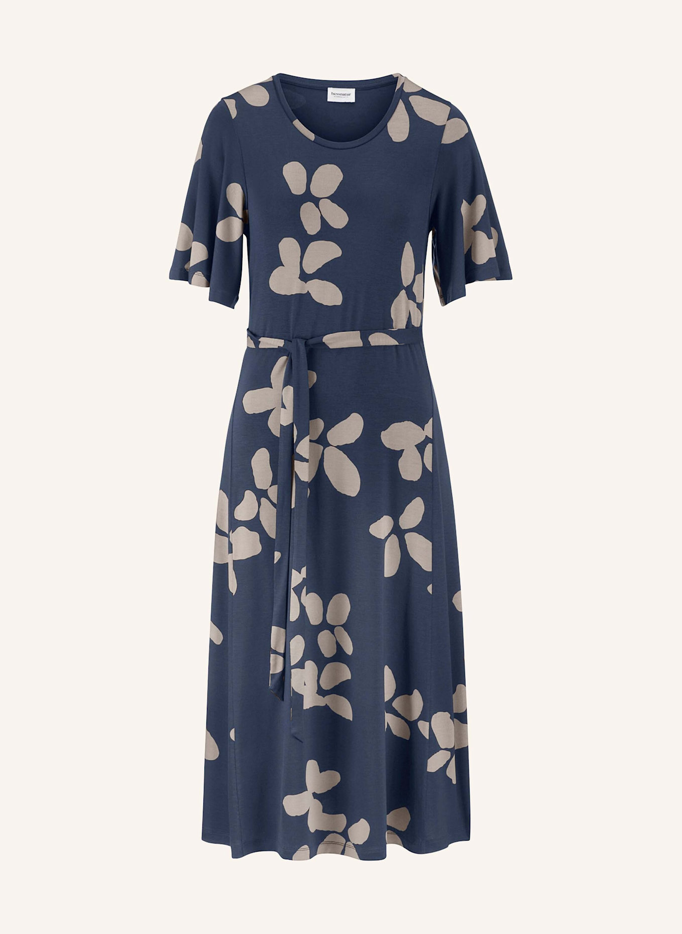 hessnatur Jersey Kleid: BLAU