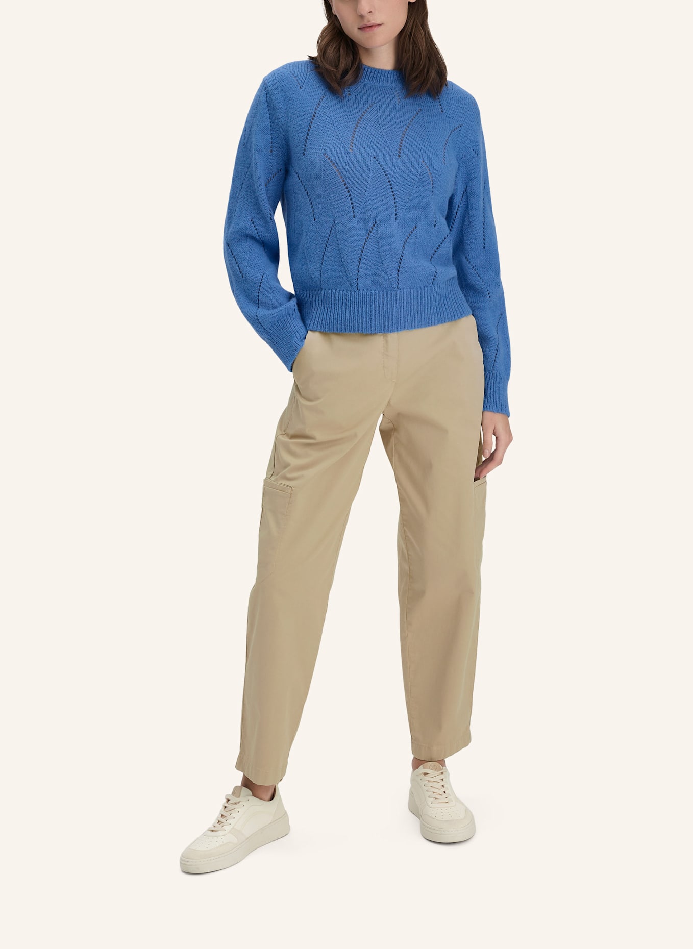 hessnatur Strickpullover: BLAU