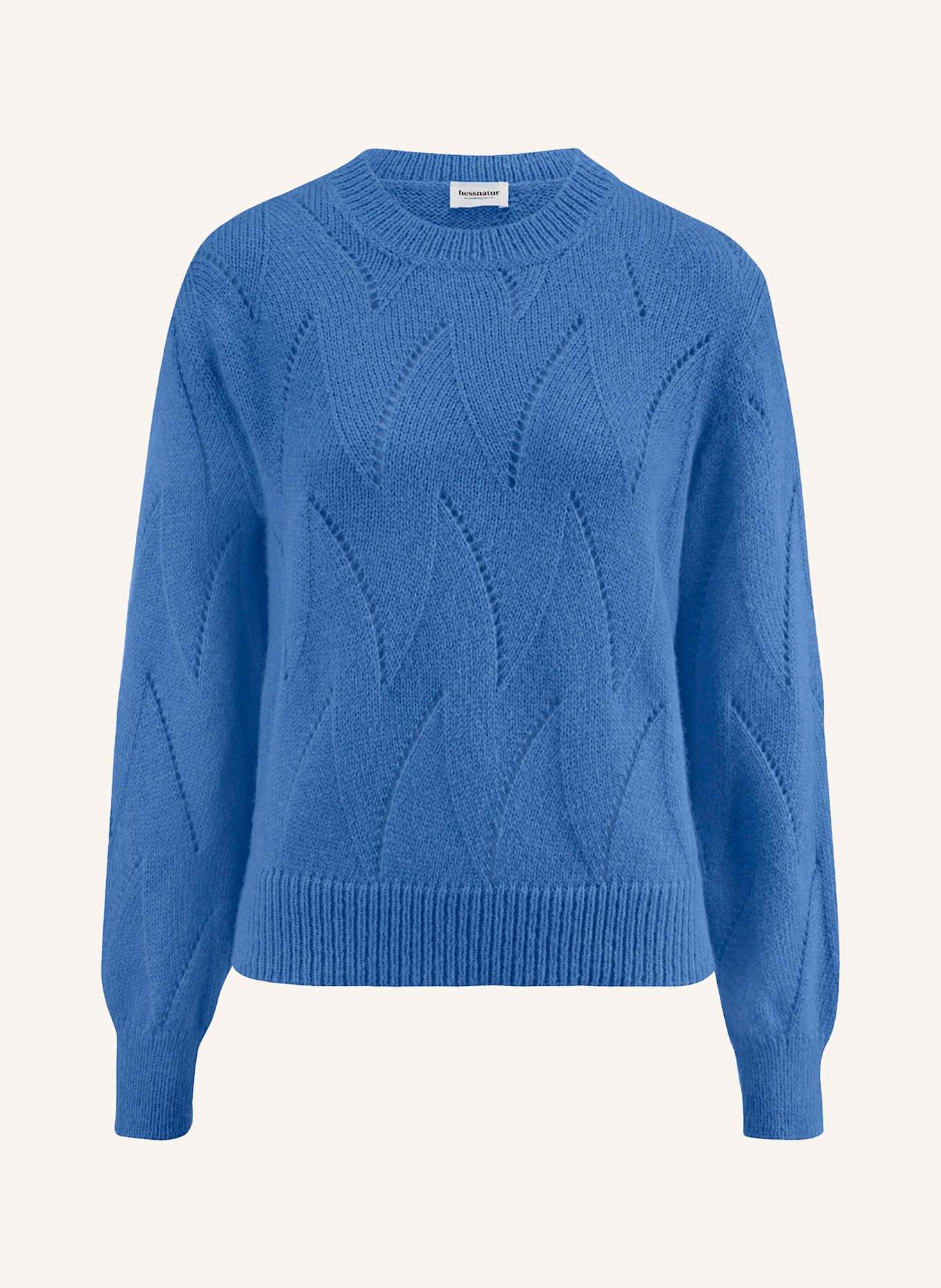 hessnatur Strickpullover: BLAU