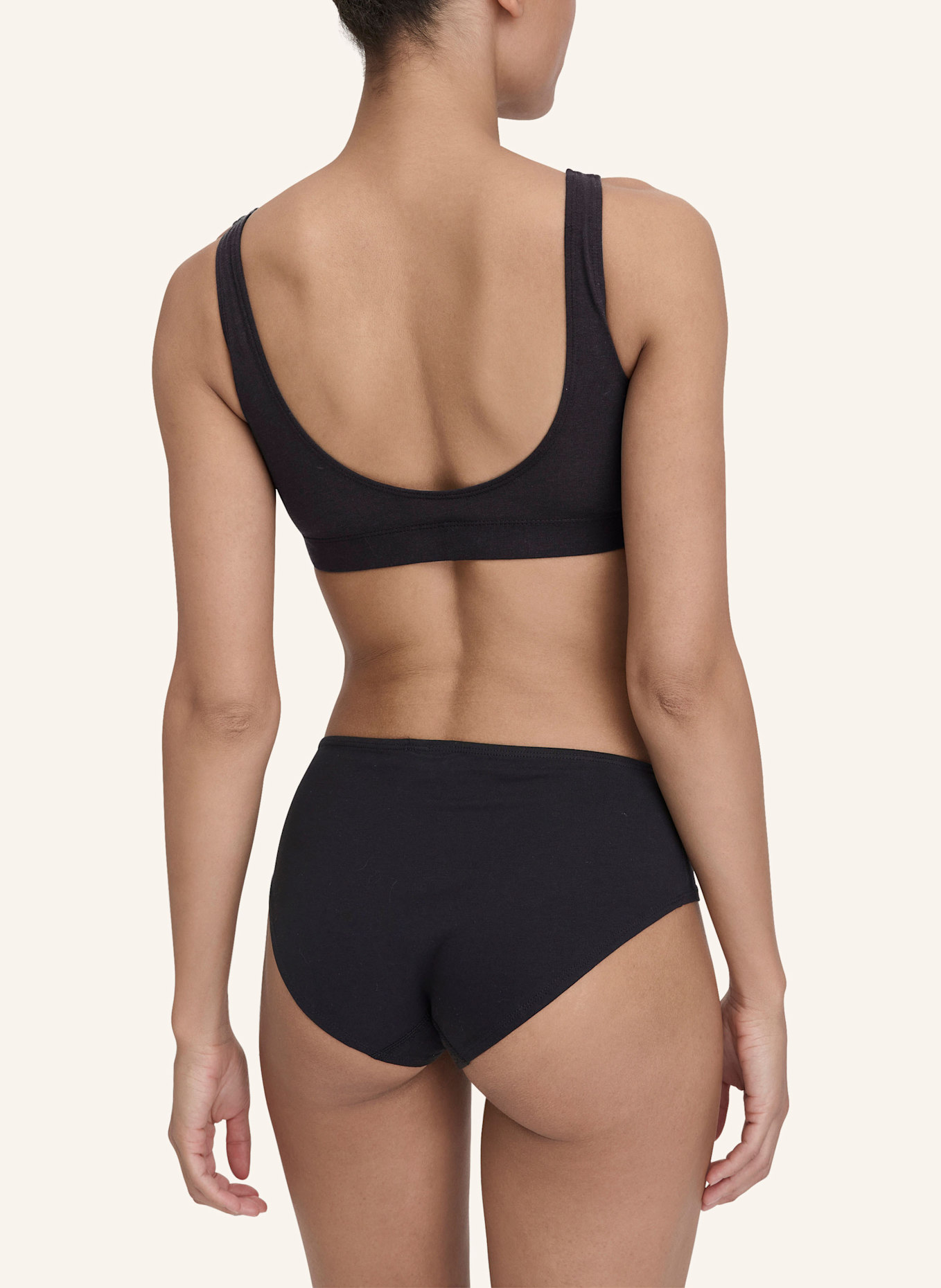 hessnatur Panty Regular Cut im 3er Pack: SCHWARZ