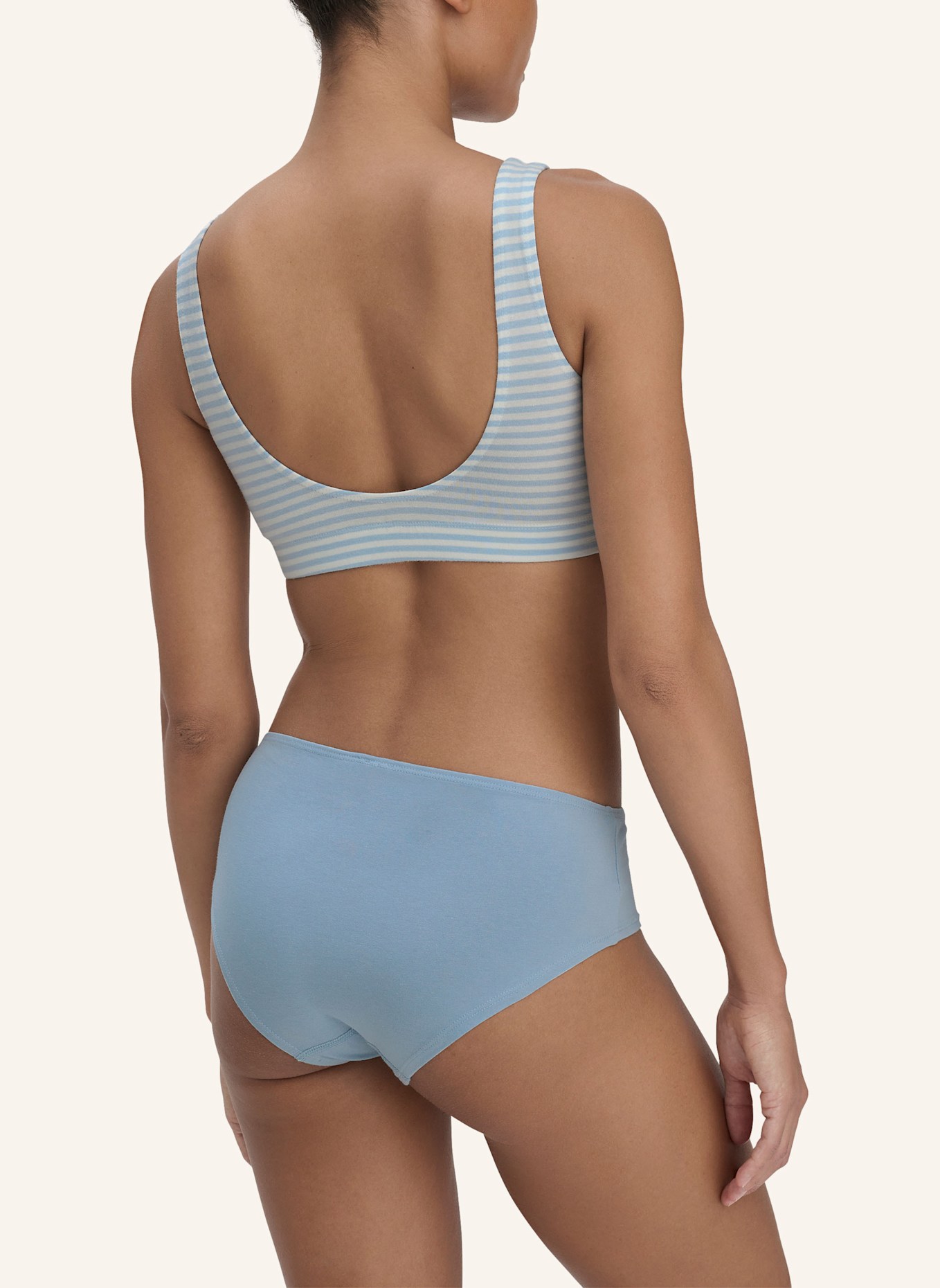 hessnatur Panty Regular Cut im 3er Pack: BLAU