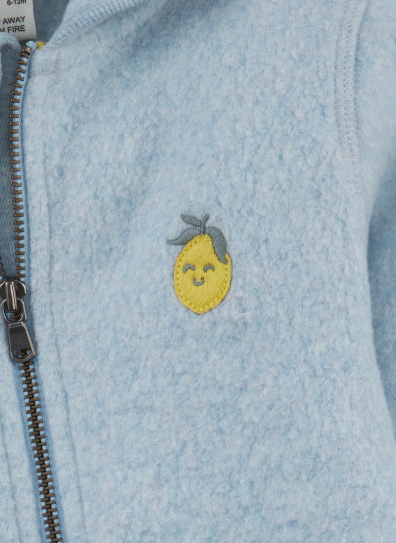 hessnatur Softfleece Overall Regular: BLAU