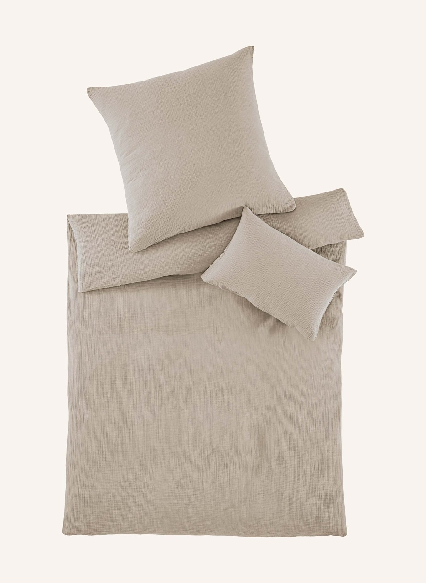 hessnatur Bettwäsche Musselin: GRAU