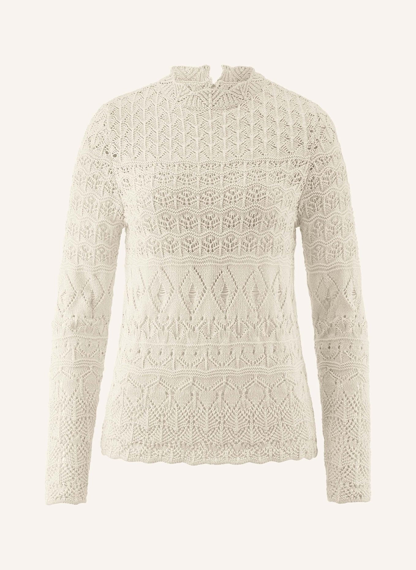 hessnatur Strick Pullover: WEISS