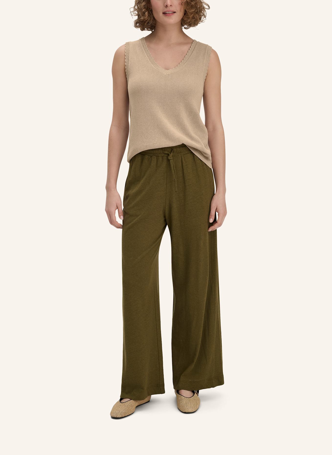 hessnatur Strick Top: BEIGE