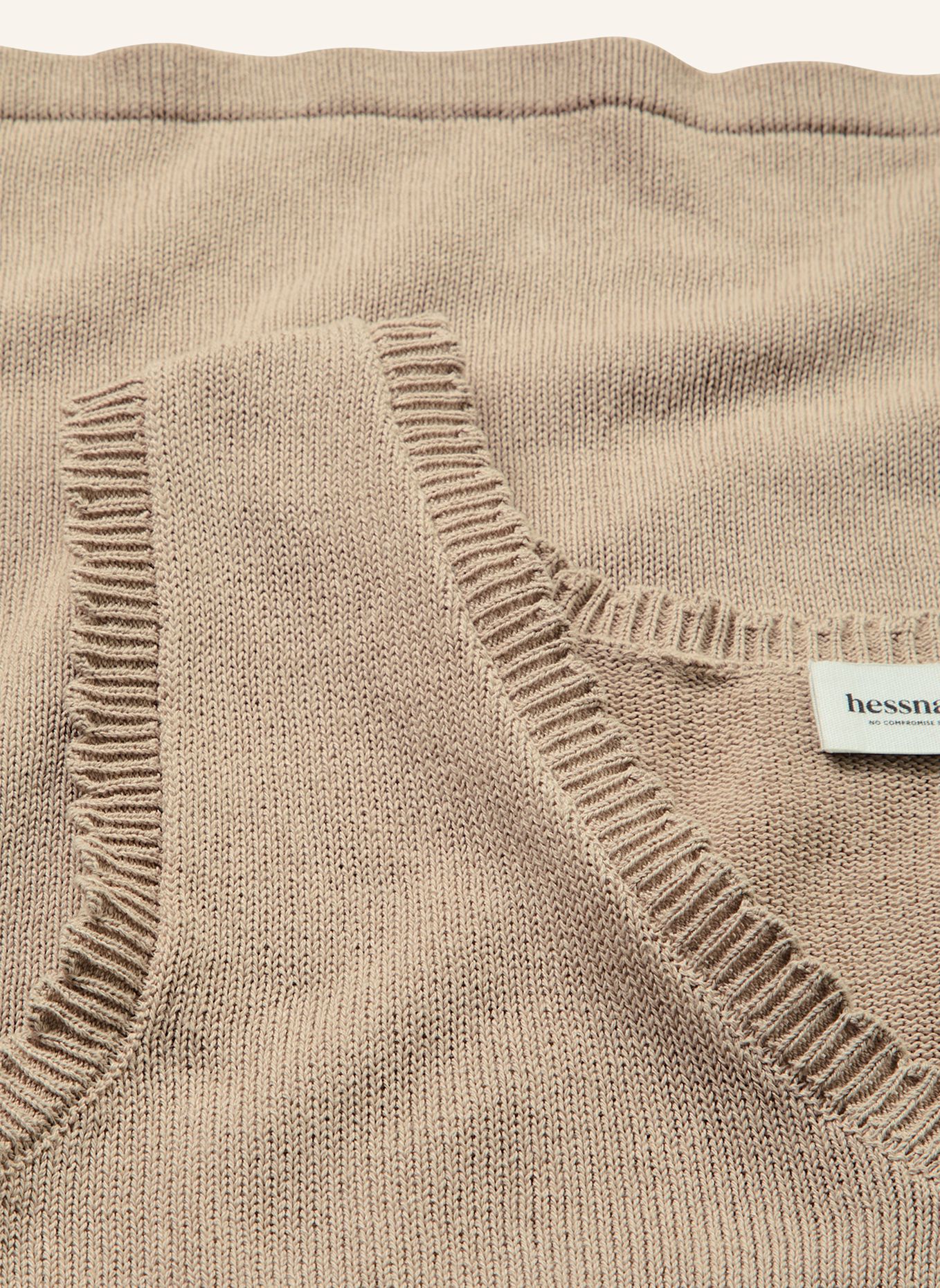 hessnatur Strick Top: BEIGE