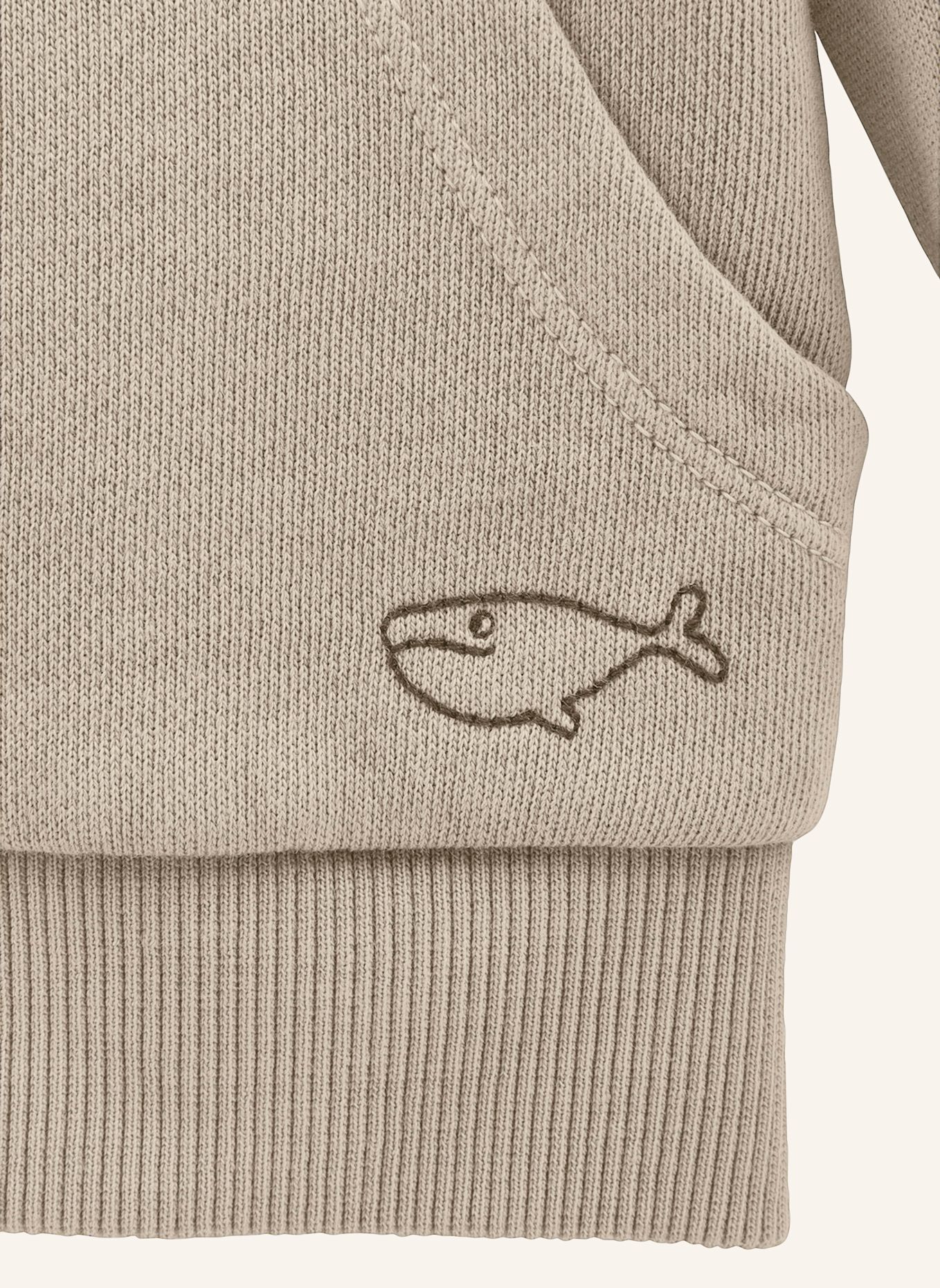 hessnatur Sweatjacke: BEIGE