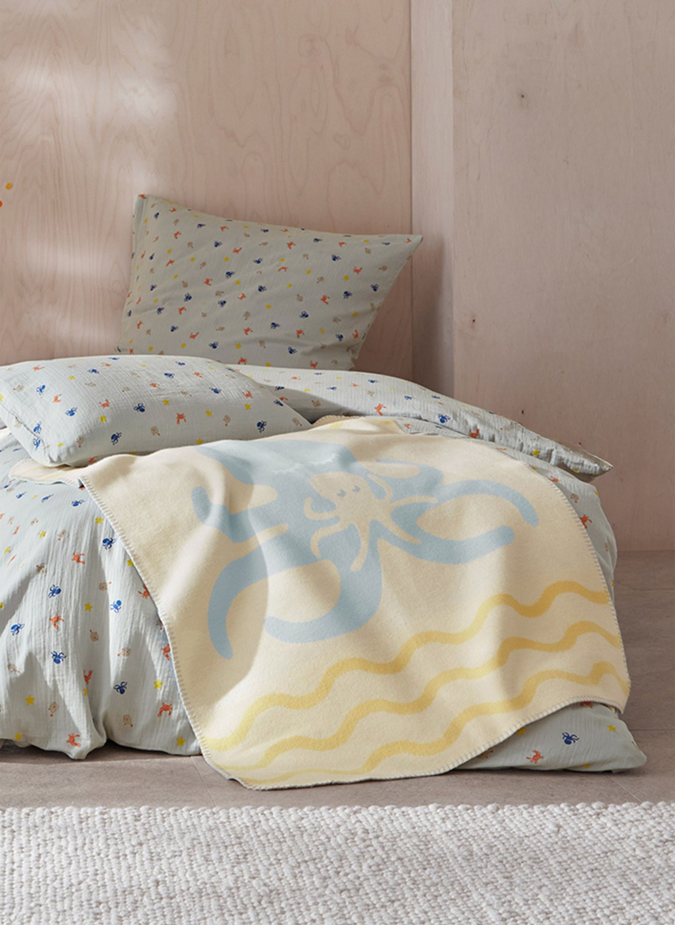 hessnatur Decke: BLAU