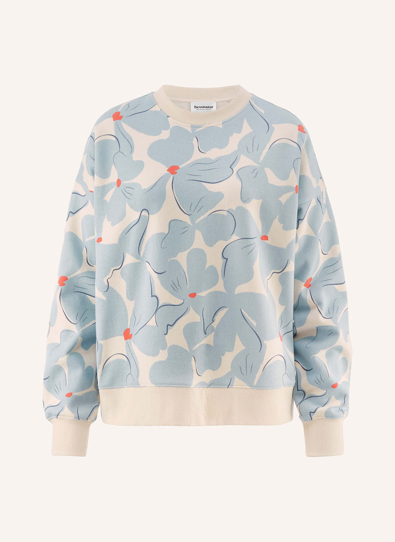 hessnatur Sweatshirt: BLAU