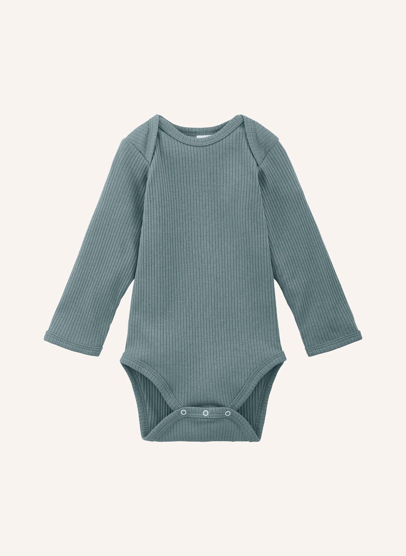 hessnatur Langarmbody Slim: BLAU