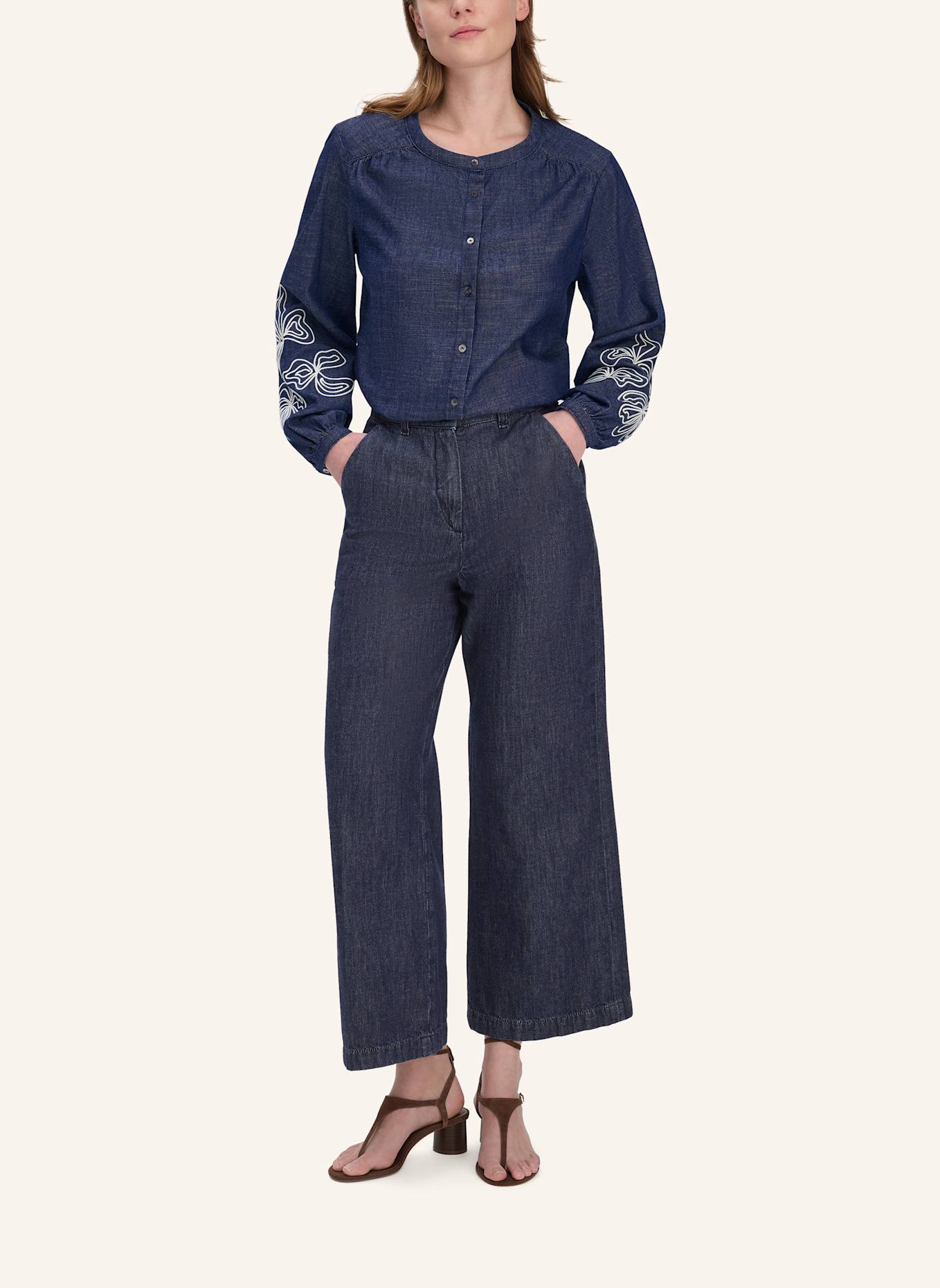 hessnatur Jeans Bluse: BLAU