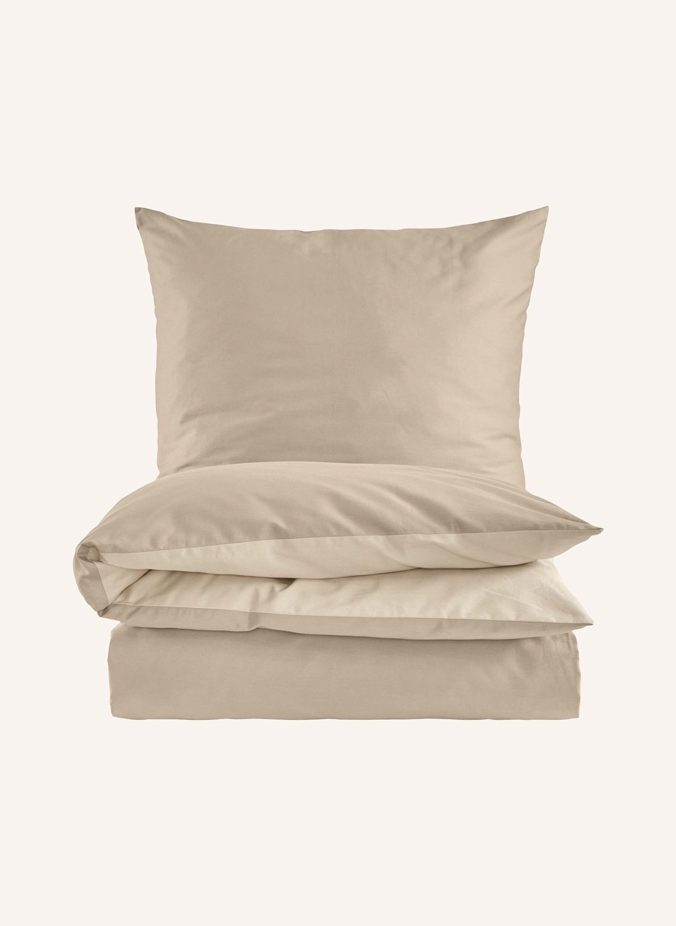 hessnatur Satin Wende Bettwäsche-Set: WEISS