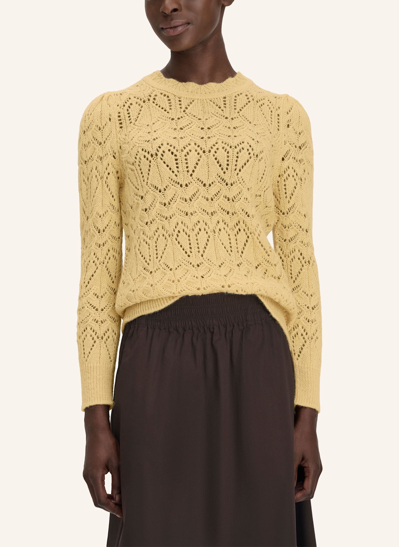 hessnatur hessnatur Pullover Regular aus reinem Alpaka: GELB