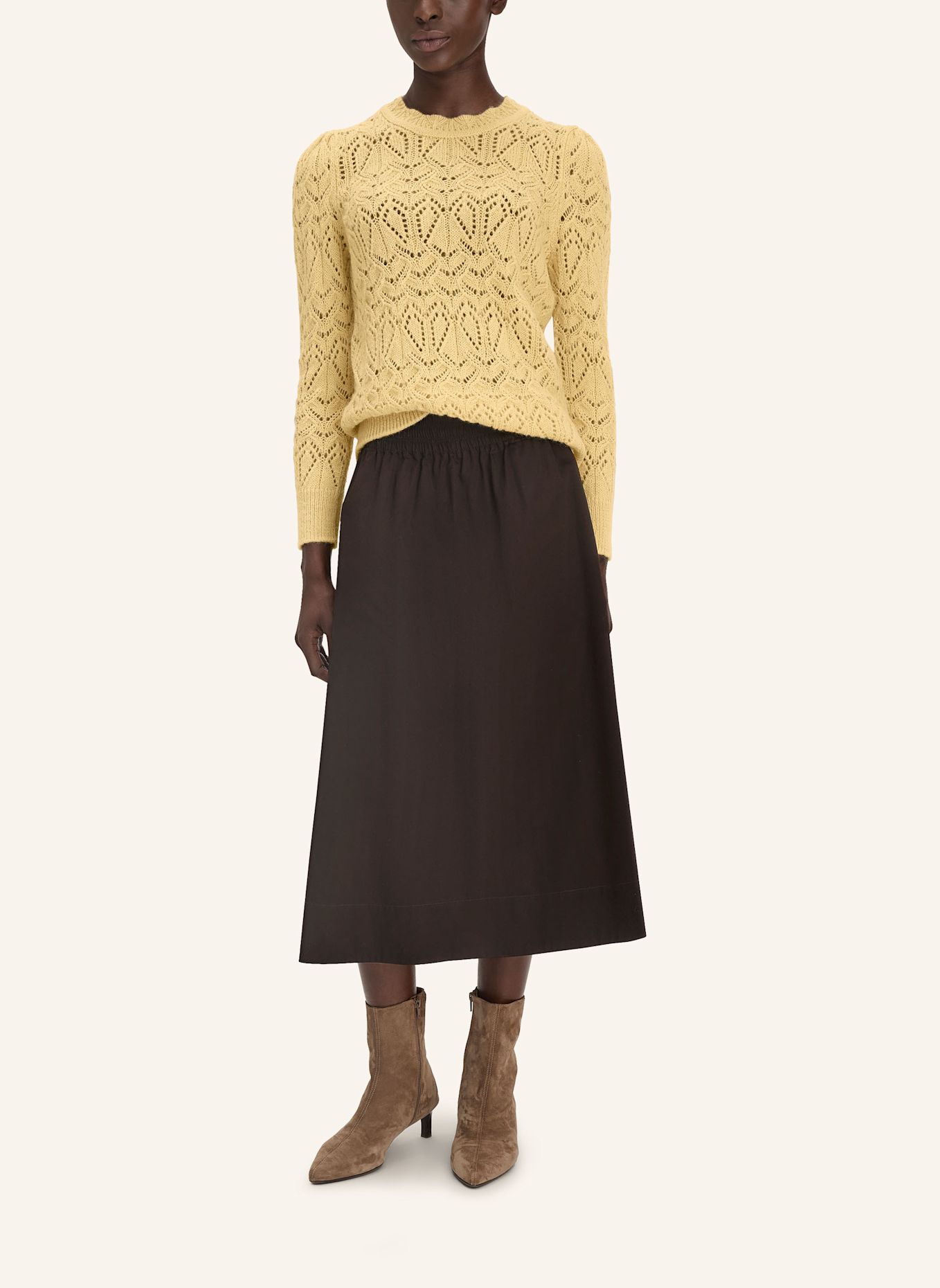 hessnatur hessnatur Pullover Regular aus reinem Alpaka: GELB